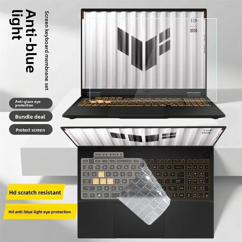 for 2025 ASUS TUF game A16/F16 computer screen film FX608 keyboard cover FA608 anti-reflective and anti-blue screen film
for 2025 ASUS TUF game A16/F16 computer screen film FX608 keyboard cover FA608 anti-reflective and anti-blue screen film