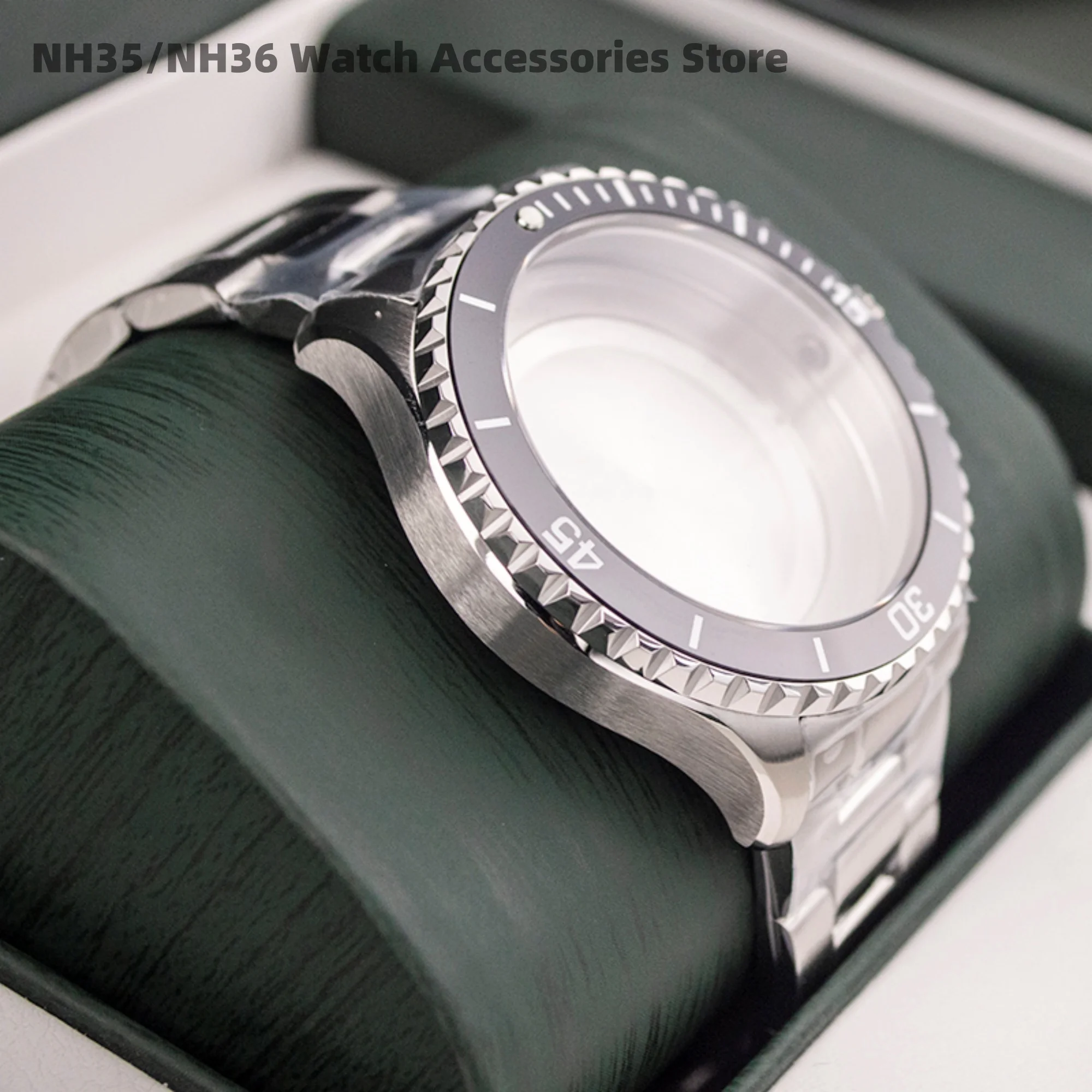 Stainless Steel Watch Strap 200m Diving Case NH35 Watch Case Sapphire Crystal Glass for NH35 NH36 Movement SUPEROCEAN Case
Stainless Steel Watch Strap 200m Diving Case NH35 Watch Case Sapphire Crystal Glass for NH35 NH36 Movement SUPEROCEAN Case