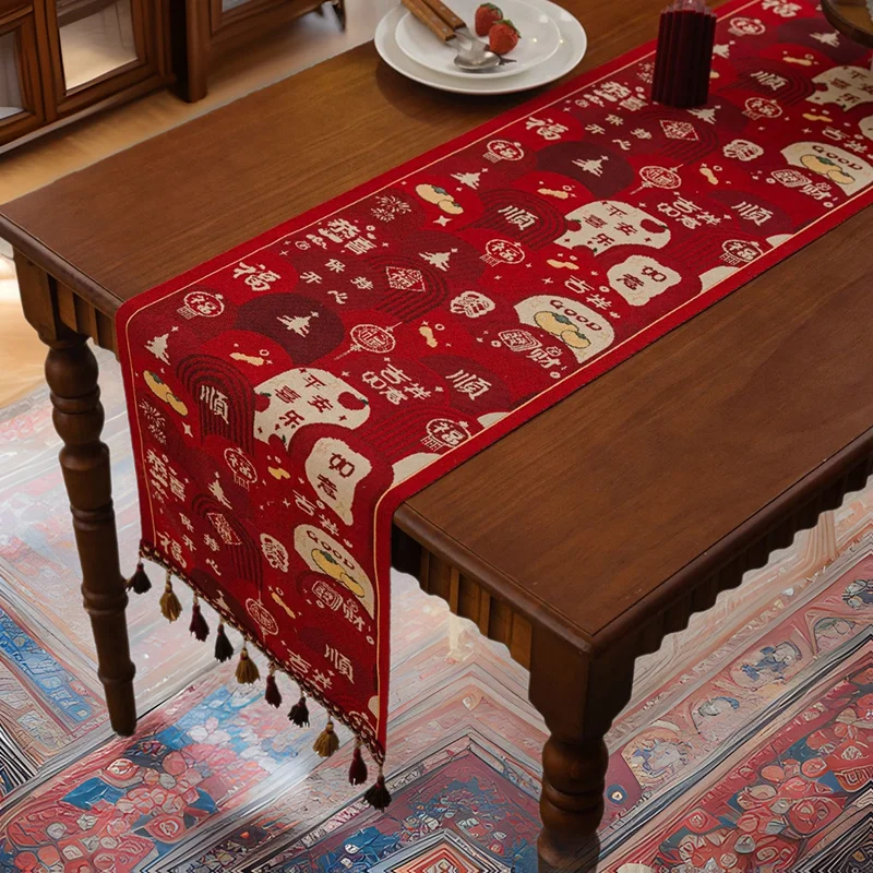 Яркий красный длинный квадратный скатерть-дорожка с принтом для модного обеденного стола, для свадеб, вечеринок, новогоднего декора дома
Яркий красный длинный квадратный скатерть-дорожка с принтом для модного обеденного стола, для свадеб, вечеринок, новогоднего декора дома