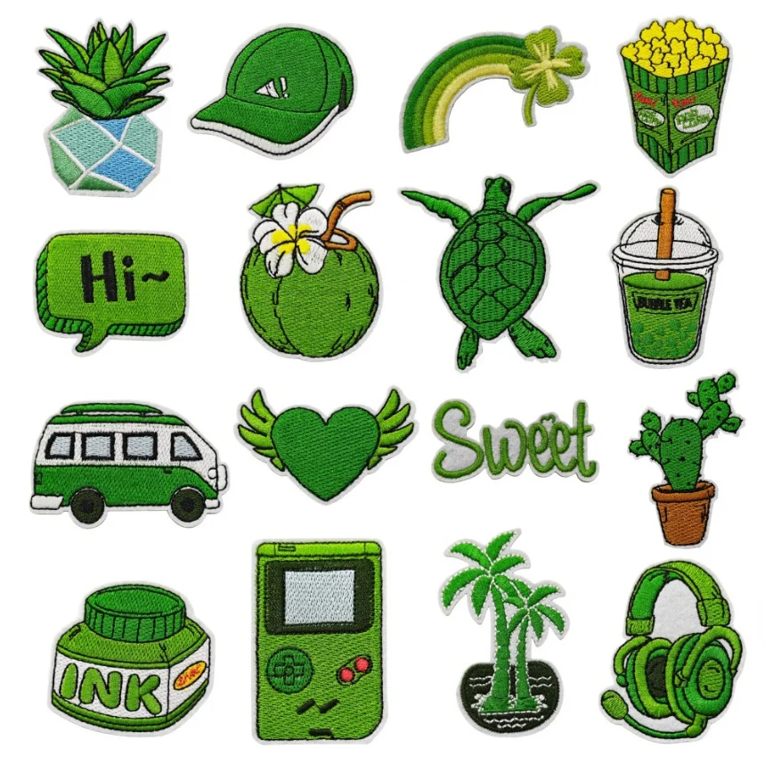 10 Pcs Green Color Badges Embroidery Patch Embroidered Clothing Hat Bag Shoe Repair Material Phone Gift Box Decor DIY Accessory
10 Pcs Green Color Badges Embroidery Patch Embroidered Clothing Hat Bag Shoe Repair Material Phone Gift Box Decor DIY Accessory