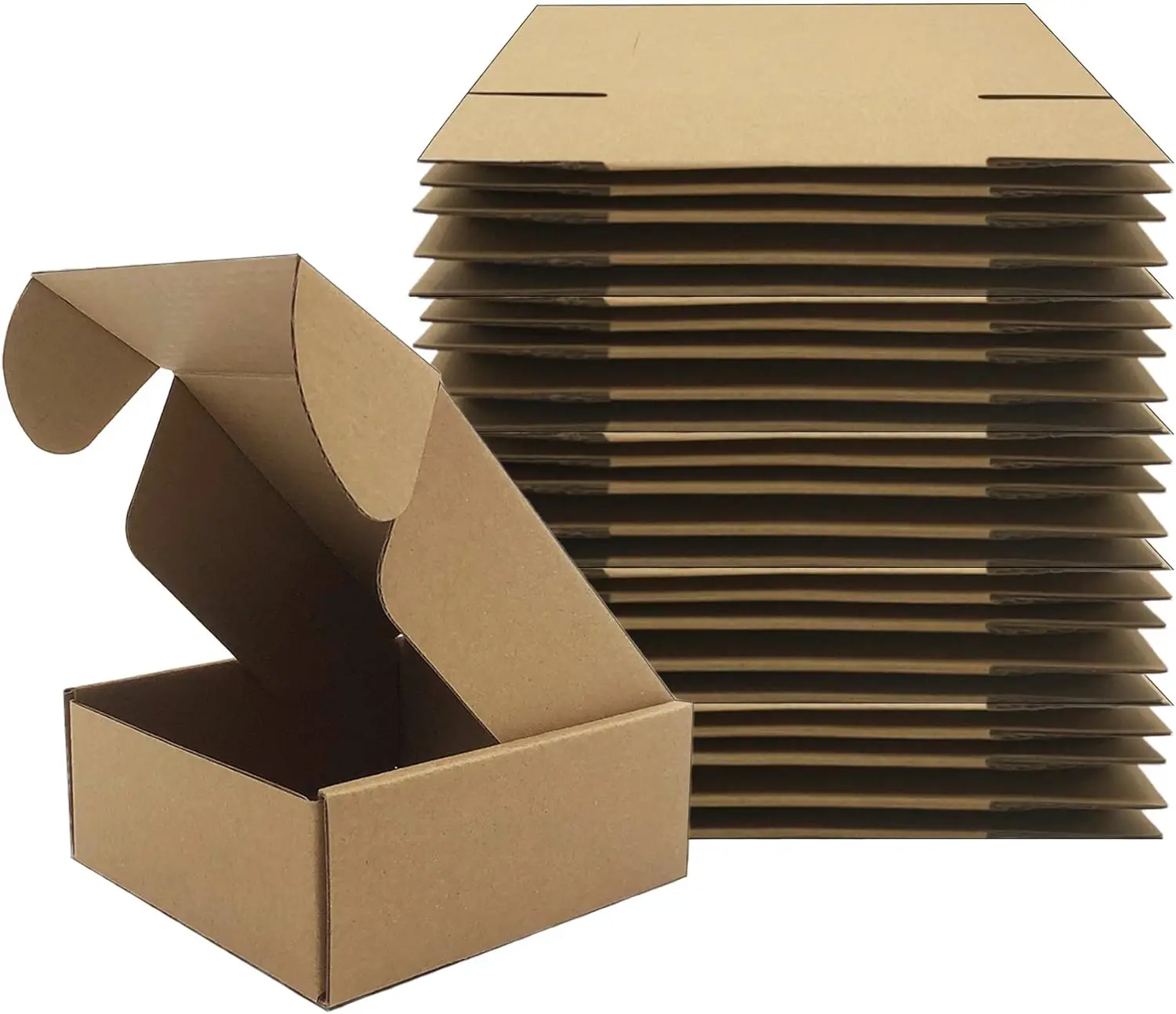 25-Pack 5x5x2 Corrugated Shipping Boxes, Kraft Mailing Boxes for Small Business & E-Commerce
25-Pack 5x5x2 Corrugated Shipping Boxes, Kraft Mailing Boxes for Small Business & E-Commerce