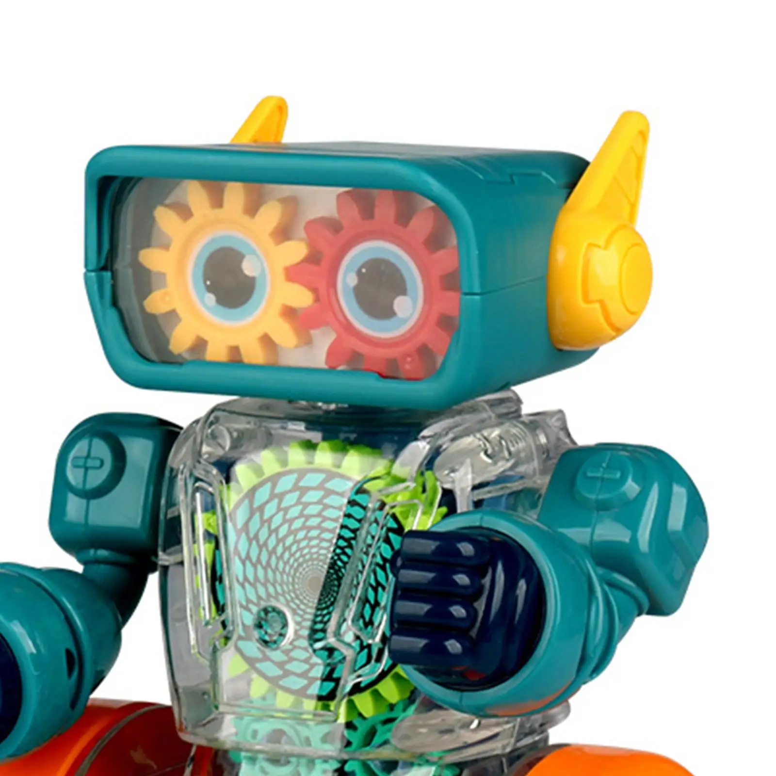 Electric Mechanical Gear Robot Toy Fine Motor Skills with Visible Moving Gears with Lighting for Children Boys Birthday Gifts
Electric Mechanical Gear Robot Toy Fine Motor Skills with Visible Moving Gears with Lighting for Children Boys Birthday Gifts
