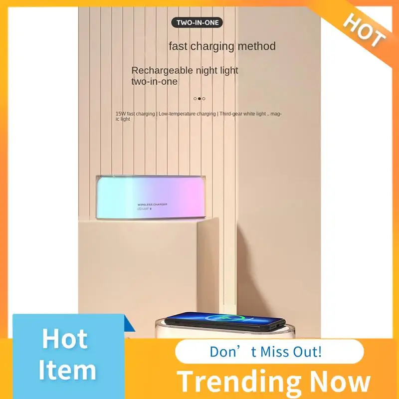 Adjustment Night Light Wireless Charge With LED Touch Bedside Lamp Adjustable Brightness 15W Fast Charge White Easy Install
Adjustment Night Light Wireless Charge With LED Touch Bedside Lamp Adjustable Brightness 15W Fast Charge White Easy Install