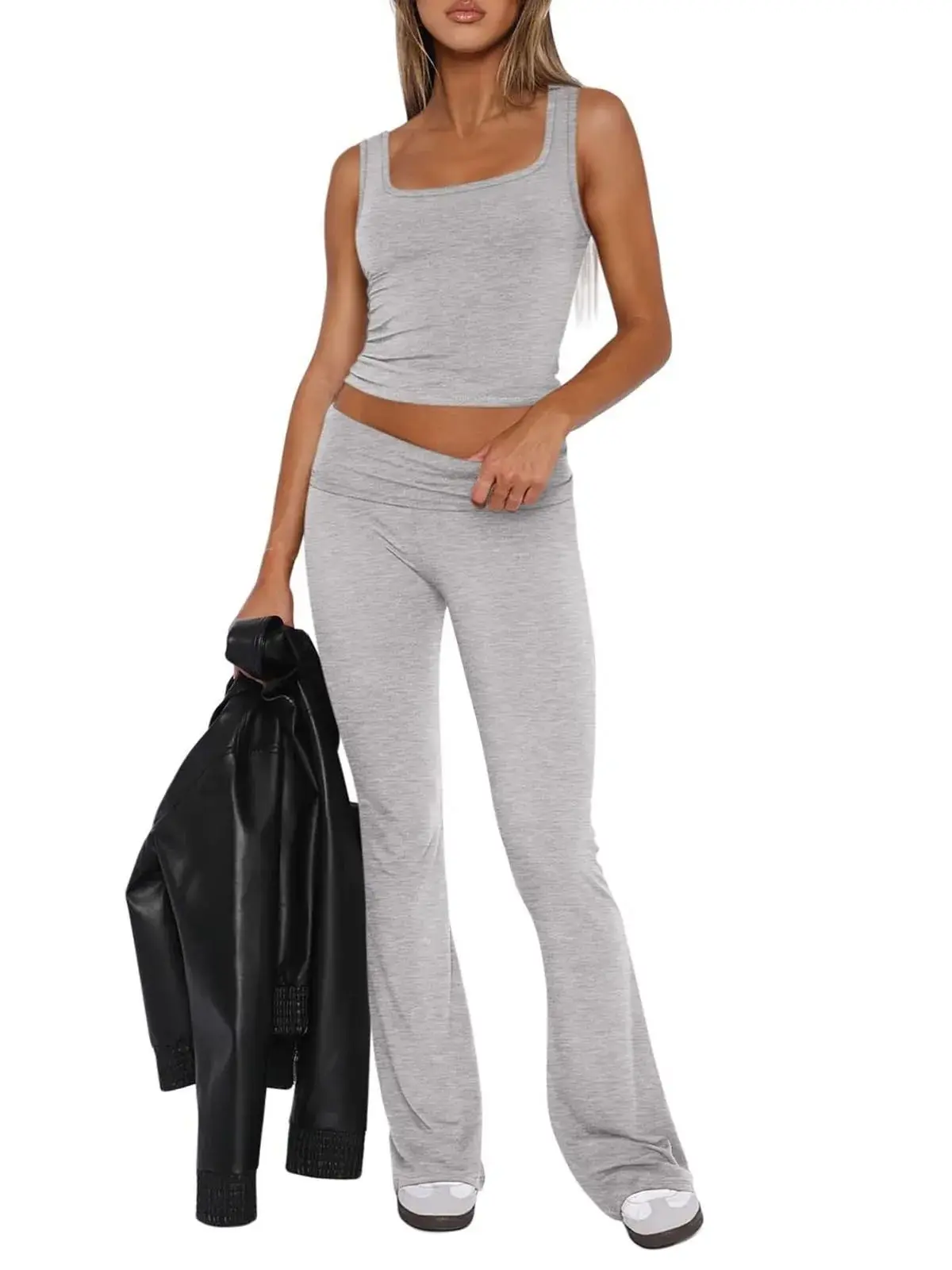 Women's Summer Outfits 2 Piece Pant Sets Svel Square Chic Casual Sportswear Tee-piece Set Deparent Store Available
Women's Summer Outfits 2 Piece Pant Sets Svel Square Chic Casual Sportswear Tee-piece Set Deparent Store Available