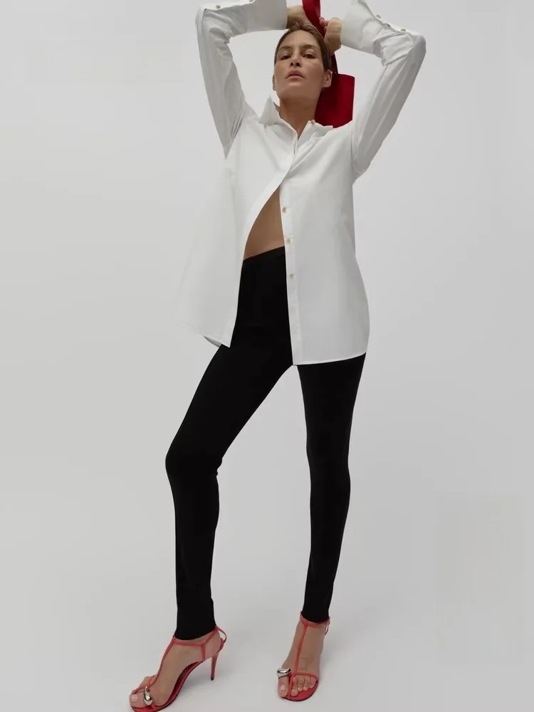 Коллекция Red Label 2025: Новые эластичные трикотажные брюки слим-фит для базового слоя, длинные брюки с высокой талией из медно-аммиачного волокна
Коллекция Red Label 2025: Новые эластичные трикотажные брюки слим-фит для базового слоя, длинные брюки с высокой талией из медно-аммиачного волокна