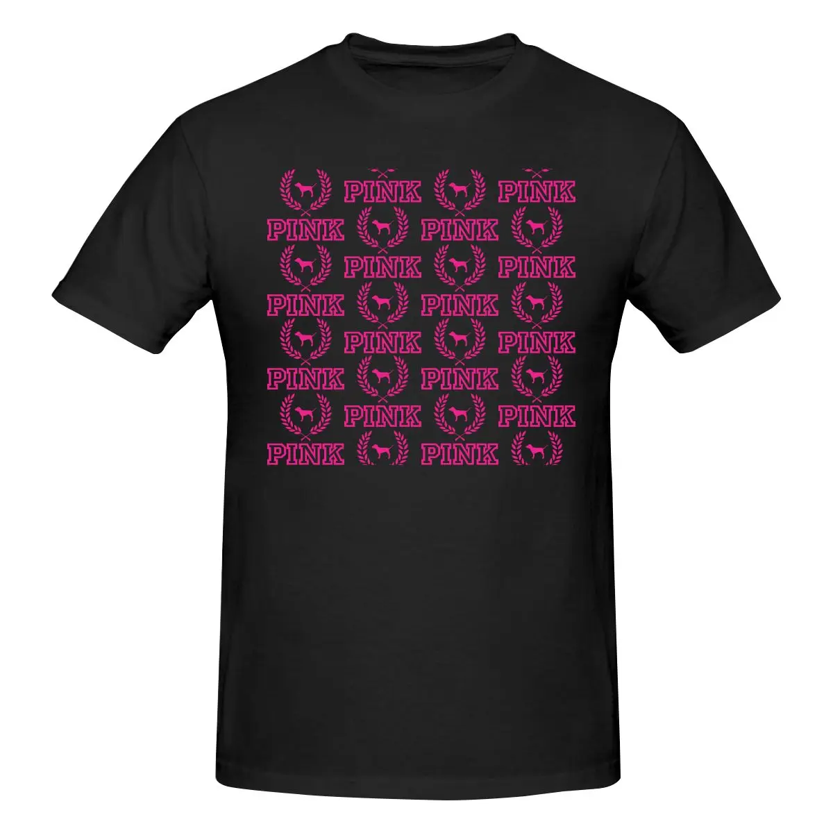 Funny Pink Logo Men's Printed T-Shirt Unisex T shirtClothing
Funny Pink Logo Men's Printed T-Shirt Unisex T shirtClothing