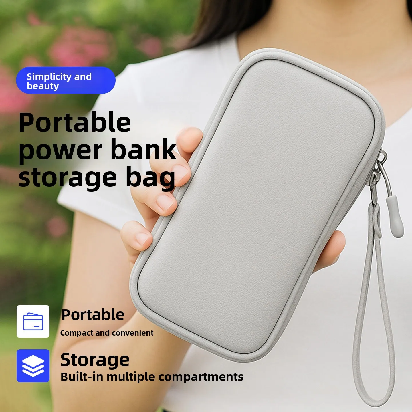 Power Bank Data Cable Storage Bag, Portable Power Bag, Hard Drive Box, Mobile Phone Protective Case, Travel Storage Bag
Power Bank Data Cable Storage Bag, Portable Power Bag, Hard Drive Box, Mobile Phone Protective Case, Travel Storage Bag