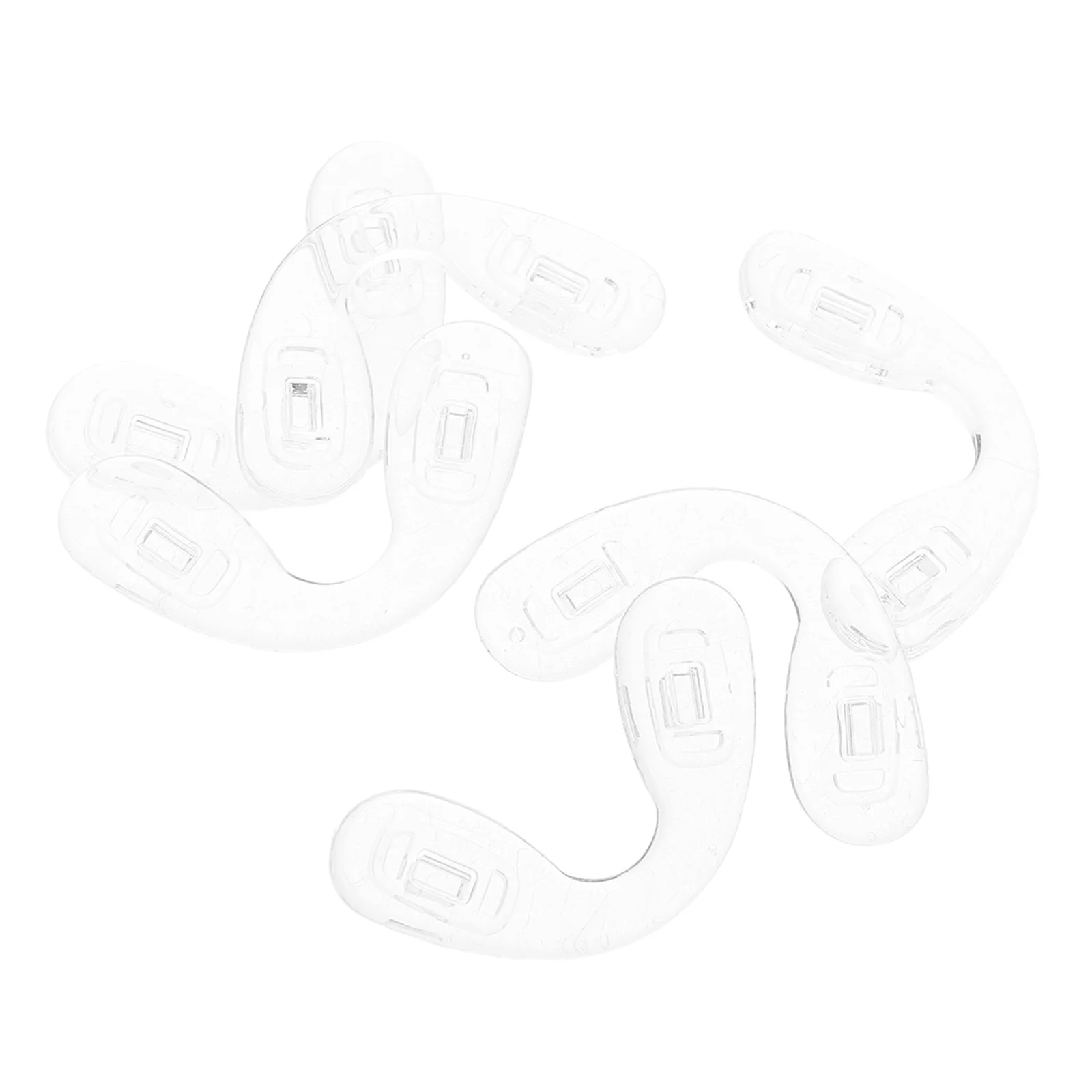 6 Pcs Transparent Silicone Nose Bracket Eyeglass Cushions Eyewear Glasses Pad Bridge Silica Gel Repairing
6 Pcs Transparent Silicone Nose Bracket Eyeglass Cushions Eyewear Glasses Pad Bridge Silica Gel Repairing