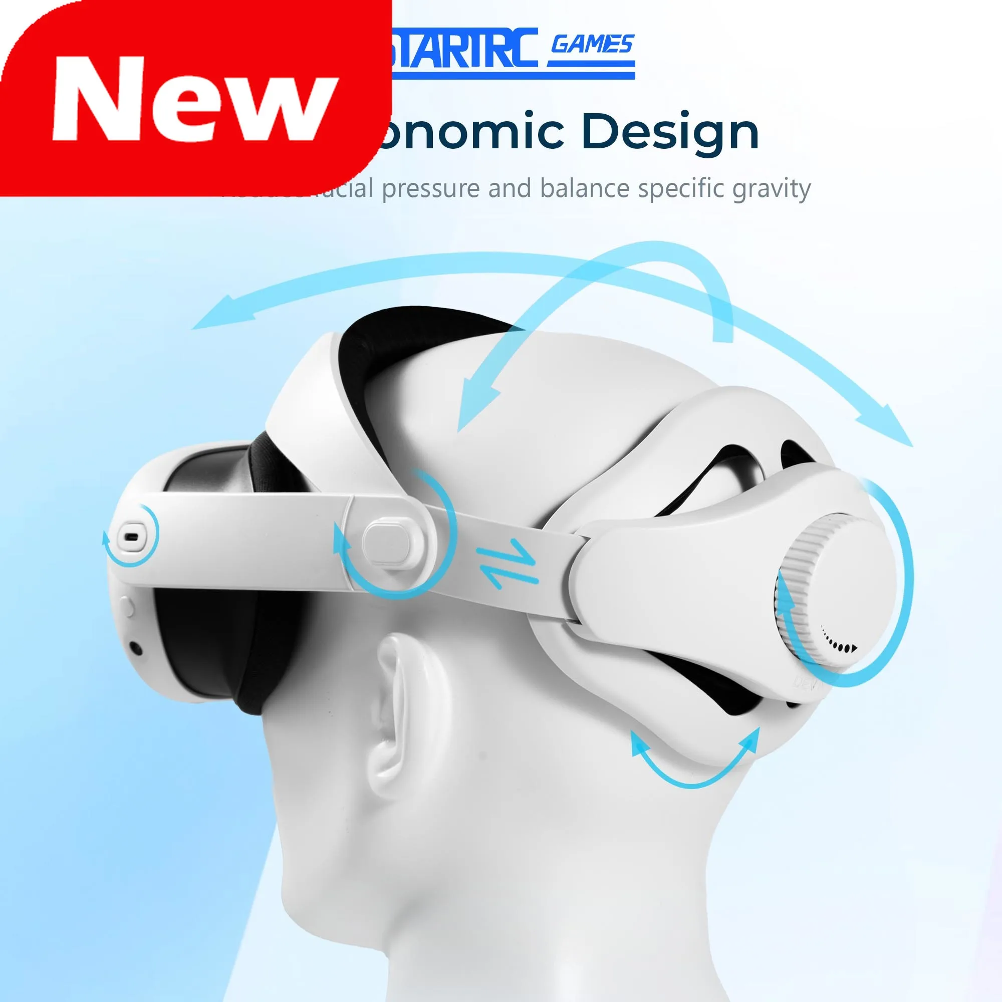 Suitable for Meta Quest 3 Elite Headband Adjustable Balance Gravity Headband Pressure Relief Comfort Replacement Accessory
Suitable for Meta Quest 3 Elite Headband Adjustable Balance Gravity Headband Pressure Relief Comfort Replacement Accessory