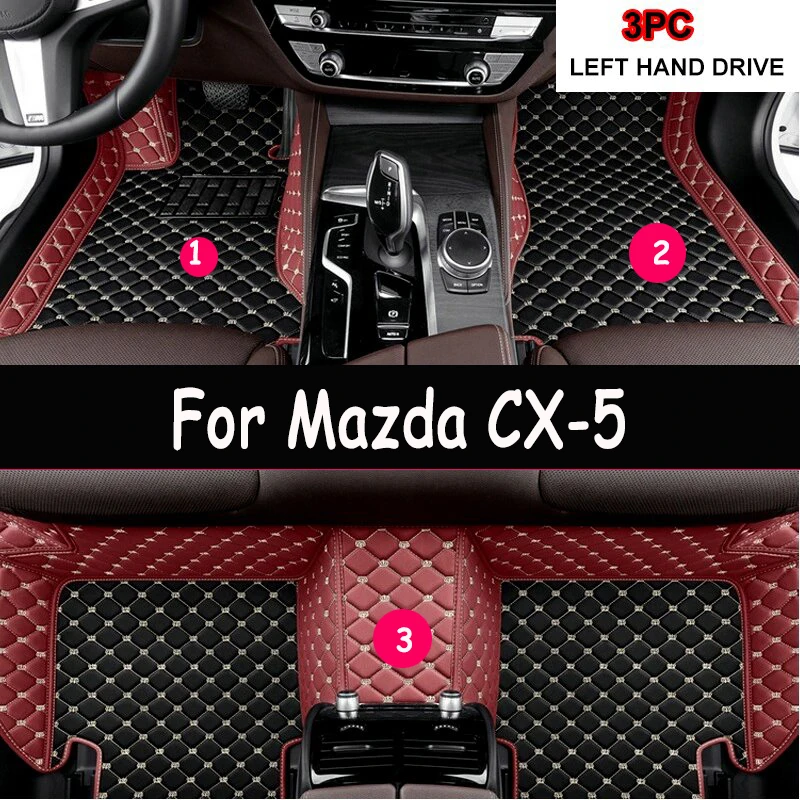Автомобильные коврики для Mazda CX-5 CX5 KF 2017 ~ 2023 Кожаные роскошные коврики Коврики Полный комплект автозапчастей салона Автомобильные аксессуары 2018
Автомобильные коврики для Mazda CX-5 CX5 KF 2017 ~ 2023 Кожаные роскошные коврики Коврики Полный комплект автозапчастей салона Автомобильные аксессуары 2018