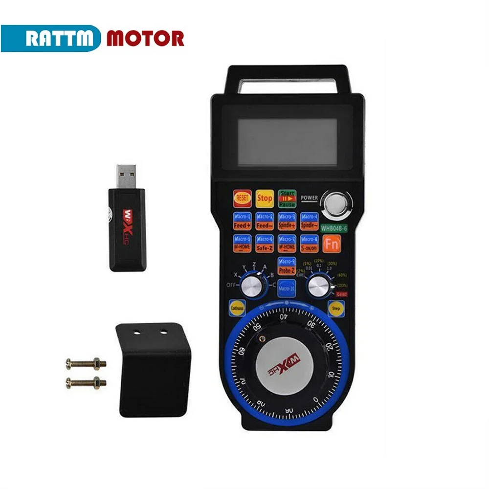 【USA&DE Stock】4 / 6 Axis XHC Mach3 / NC Studio MPG Pendant CNC Wireless Handwheel Manual USB Receiver 40 Meter Distance WHB04B
【USA&DE Stock】4 / 6 Axis XHC Mach3 / NC Studio MPG Pendant CNC Wireless Handwheel Manual USB Receiver 40 Meter Distance WHB04B