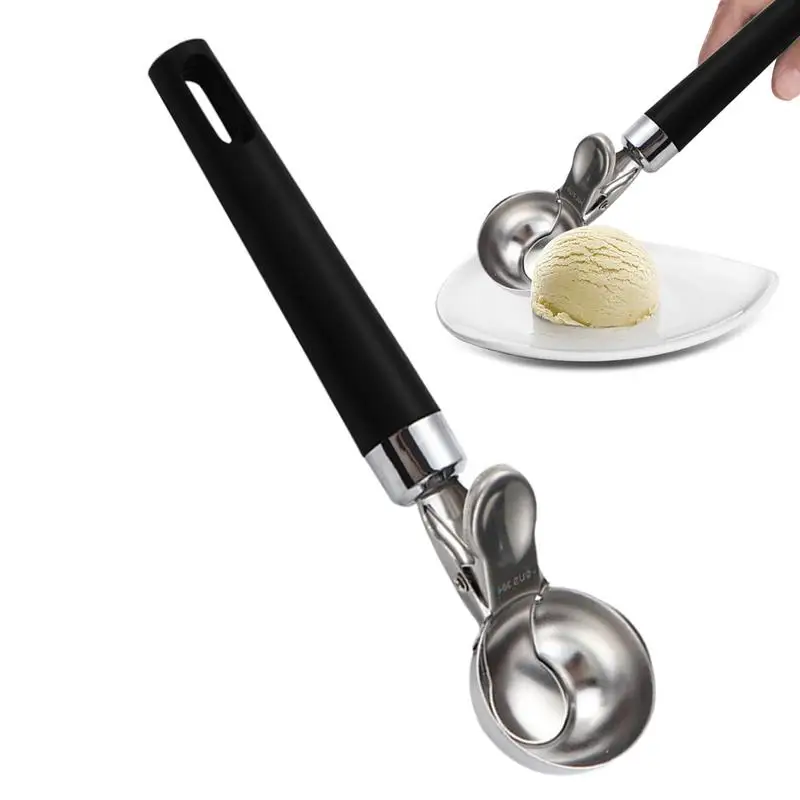 Stainless Steel Ice Cream Spoons Non-stick Long Handled Spade Ice Cream Digging Spoon Fruit Ball Making Tool Kitchen Bar Gadgets
Stainless Steel Ice Cream Spoons Non-stick Long Handled Spade Ice Cream Digging Spoon Fruit Ball Making Tool Kitchen Bar Gadgets