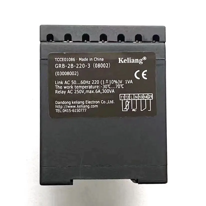 Keliang Keliang PTC Temperature Control Module GRB-2B/C-220-3 GRB-3B-220-3 Motor Protector
Keliang Keliang PTC Temperature Control Module GRB-2B/C-220-3 GRB-3B-220-3 Motor Protector