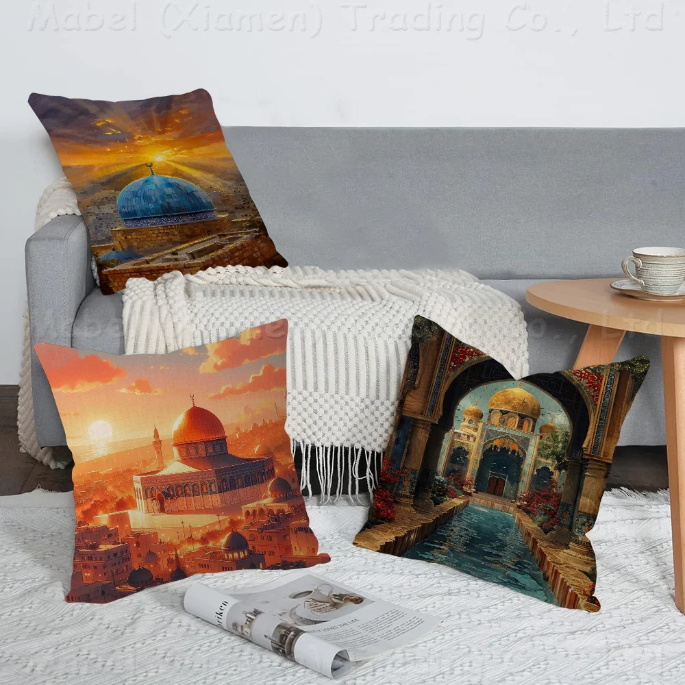 Masjid Al Aqsa Islamic Holy Cities Muslim Pillow Cover Sofa Cushion Cover Home Room Decoration Children Gift
Masjid Al Aqsa Islamic Holy Cities Muslim Pillow Cover Sofa Cushion Cover Home Room Decoration Children Gift