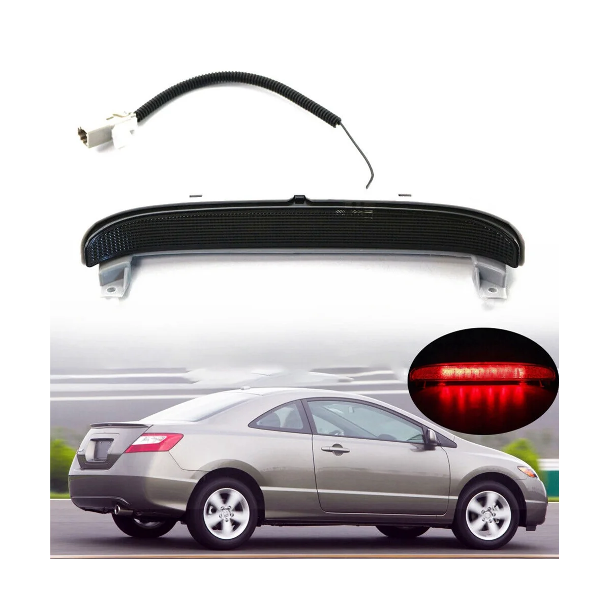 Car 3Rd Brake High Mount Stop Light Lamp LED for Honda Civic EX Coupe 2006-2011 32470-SVA-A01
Car 3Rd Brake High Mount Stop Light Lamp LED for Honda Civic EX Coupe 2006-2011 32470-SVA-A01