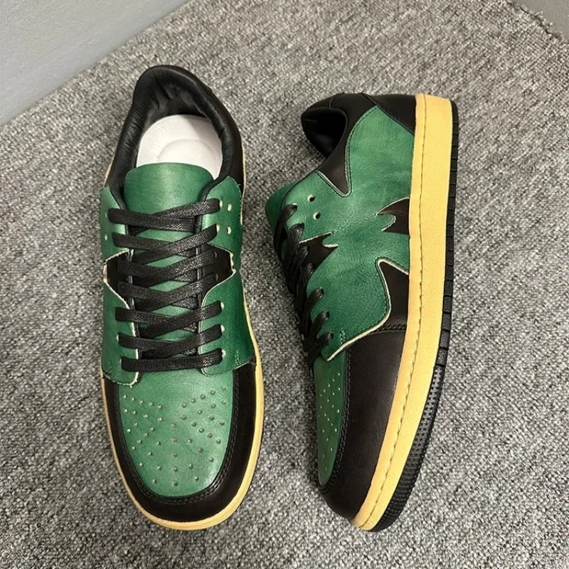 New Design Men White Sneakers Genuine Leather Sports Casual Shoes Comfortable Breathable Fashion Skate Shoes
New Design Men White Sneakers Genuine Leather Sports Casual Shoes Comfortable Breathable Fashion Skate Shoes