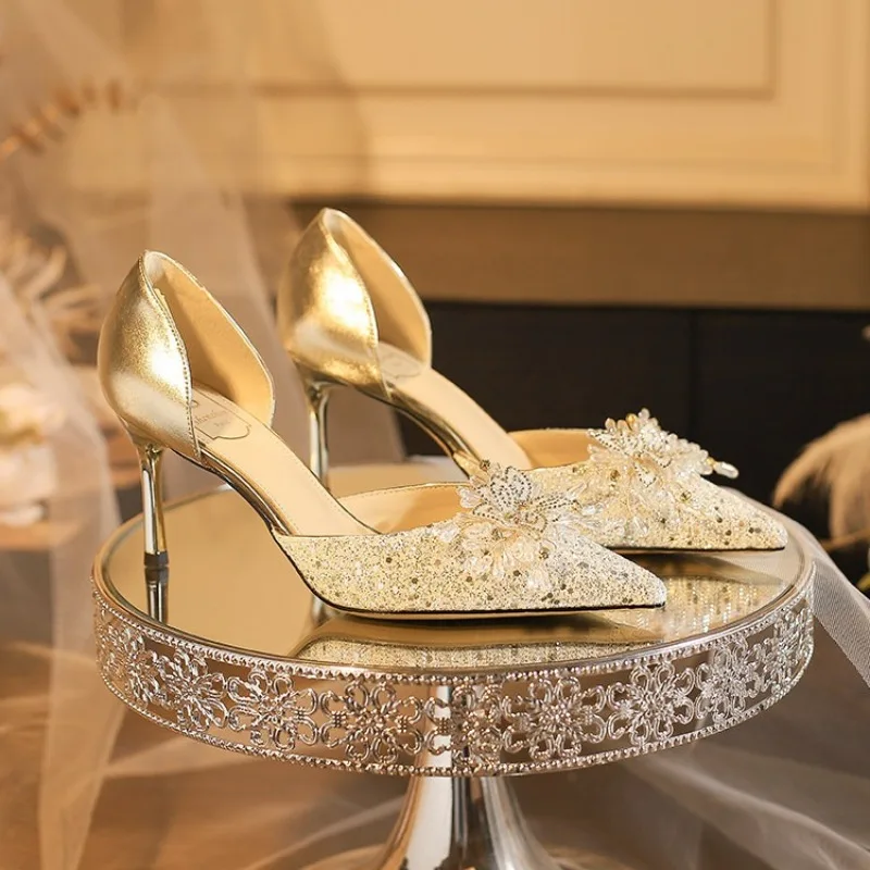 French-style Bow-shaped Hollow High-heeled Shoes, 2026 New Style Women's Single Shoes
French-style Bow-shaped Hollow High-heeled Shoes, 2026 New Style Women's Single Shoes