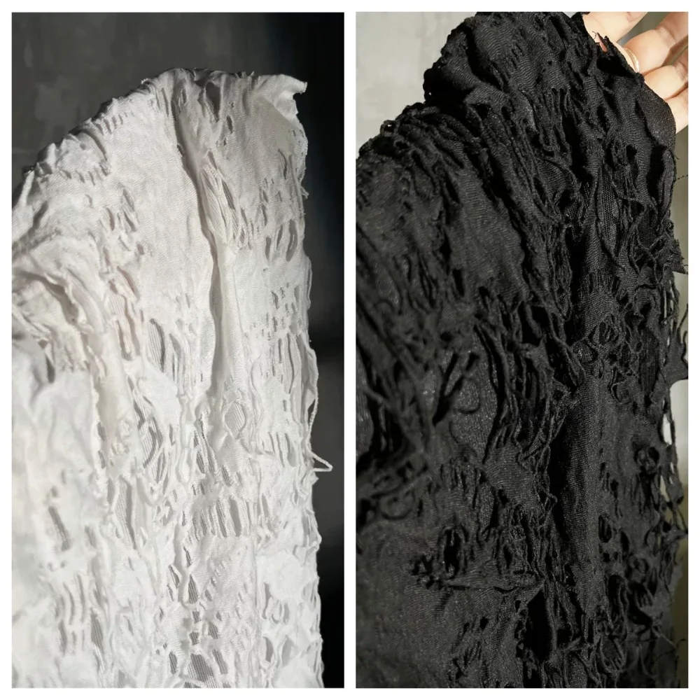 Double Layer Knitted Fabric Composite Elastic Perforated Texture Clothing Designer Cloth Apparel Diy Sewing Polyester Material
Double Layer Knitted Fabric Composite Elastic Perforated Texture Clothing Designer Cloth Apparel Diy Sewing Polyester Material