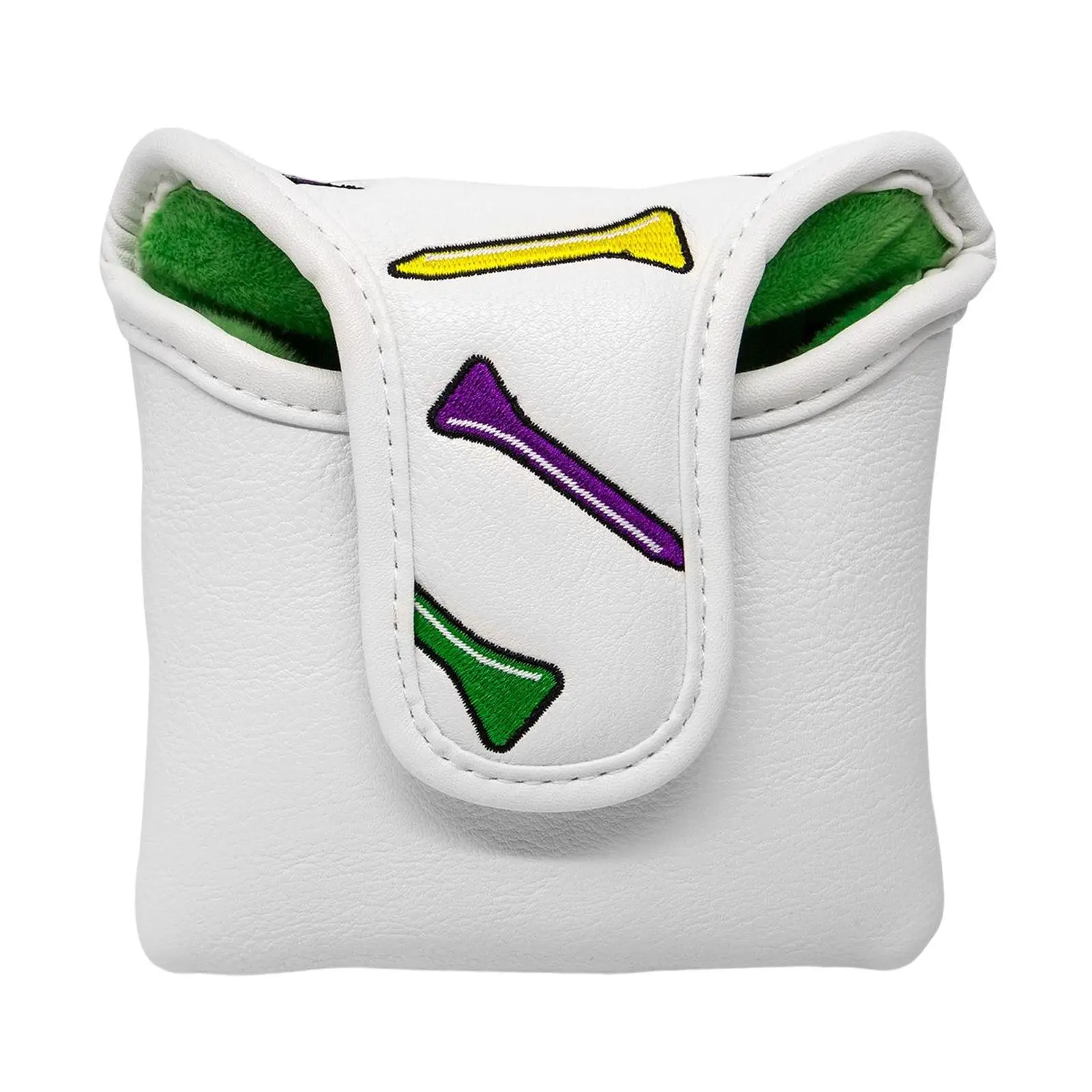 Golf Mallet Putter Head Cover Golf Club Headcover Square for Women Men
Golf Mallet Putter Head Cover Golf Club Headcover Square for Women Men