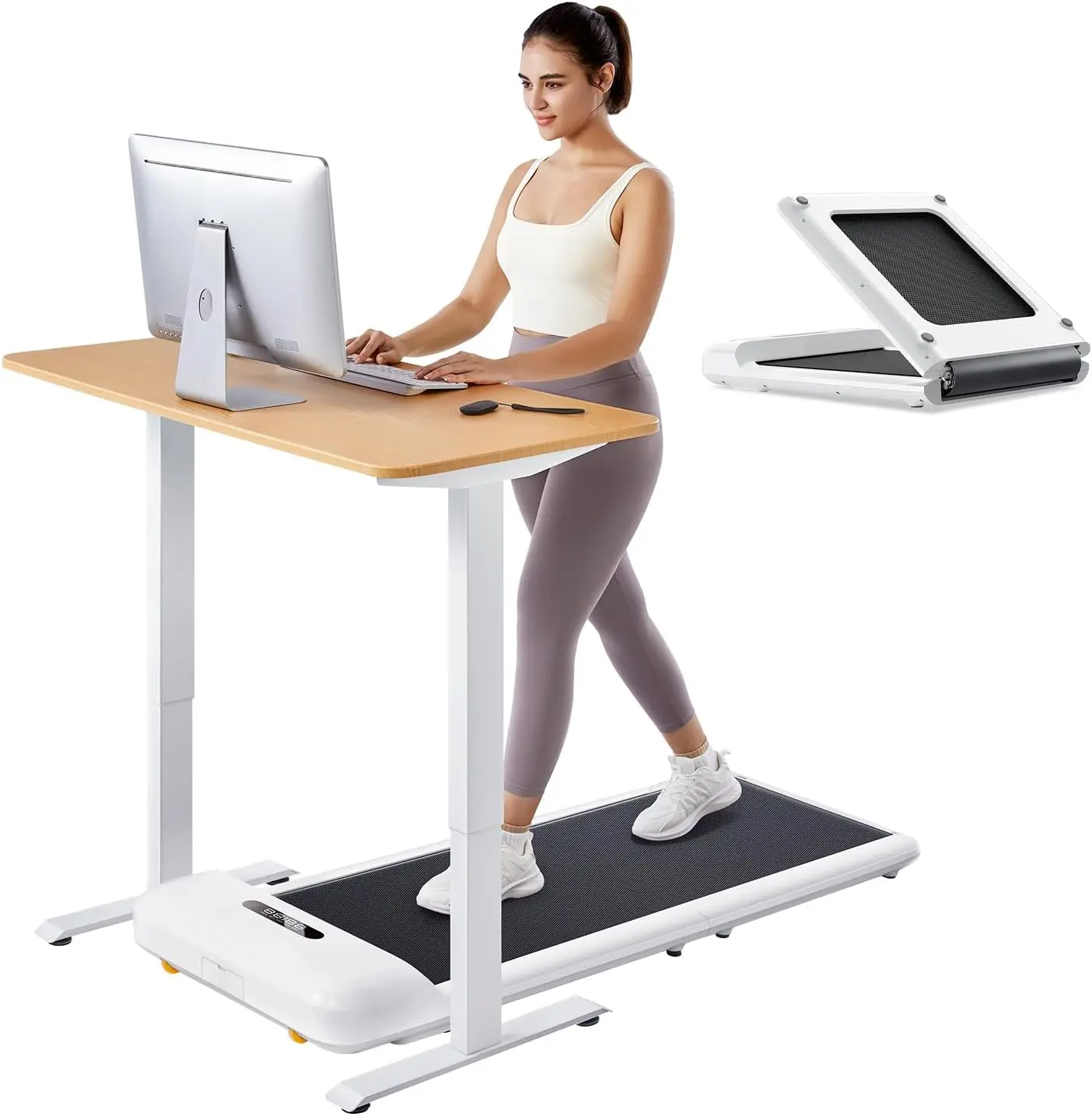 Folding home/office desk treadmill, portable treadmill, ultra-thin walking and jogging machine, remote control LED display scree
Folding home/office desk treadmill, portable treadmill, ultra-thin walking and jogging machine, remote control LED display scree