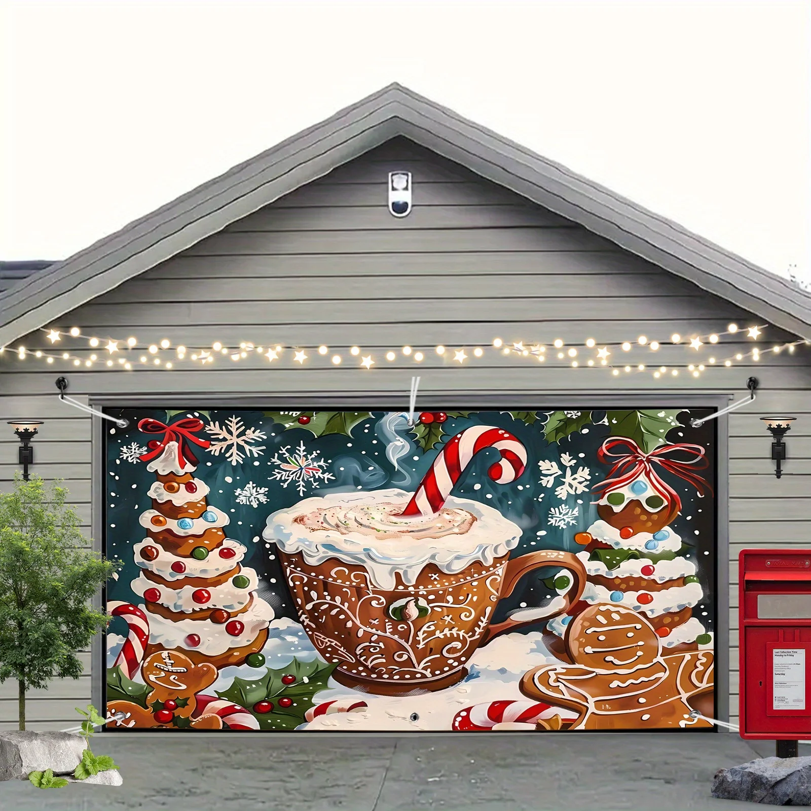 2D плоский баннер, 1 шт., рождественский торт с молоком, чай, пряничный человечек, занавеска для гаражной двери, большое уличное тканевое украшение
2D плоский баннер, 1 шт., рождественский торт с молоком, чай, пряничный человечек, занавеска для гаражной двери, большое уличное тканевое украшение