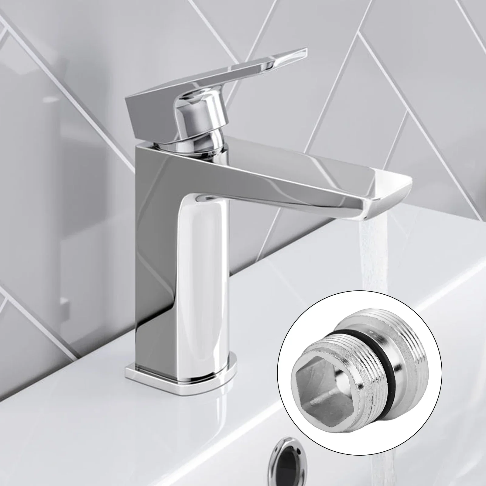 Aerator Connector Tap Adapters 4PCS/Set 18.5-To M22 Male Thread With Rubber Seal Embedded Faucet Outlet Adapter
Aerator Connector Tap Adapters 4PCS/Set 18.5-To M22 Male Thread With Rubber Seal Embedded Faucet Outlet Adapter