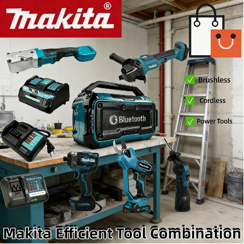 Набор для резки Makita 18V/20V: бесщеточная шлифовальная машина и пистолет для резки, включая различные аксессуары для зарядного устройства.
Набор для резки Makita 18V/20V: бесщеточная шлифовальная машина и пистолет для резки, включая различные аксессуары для зарядного устройства.