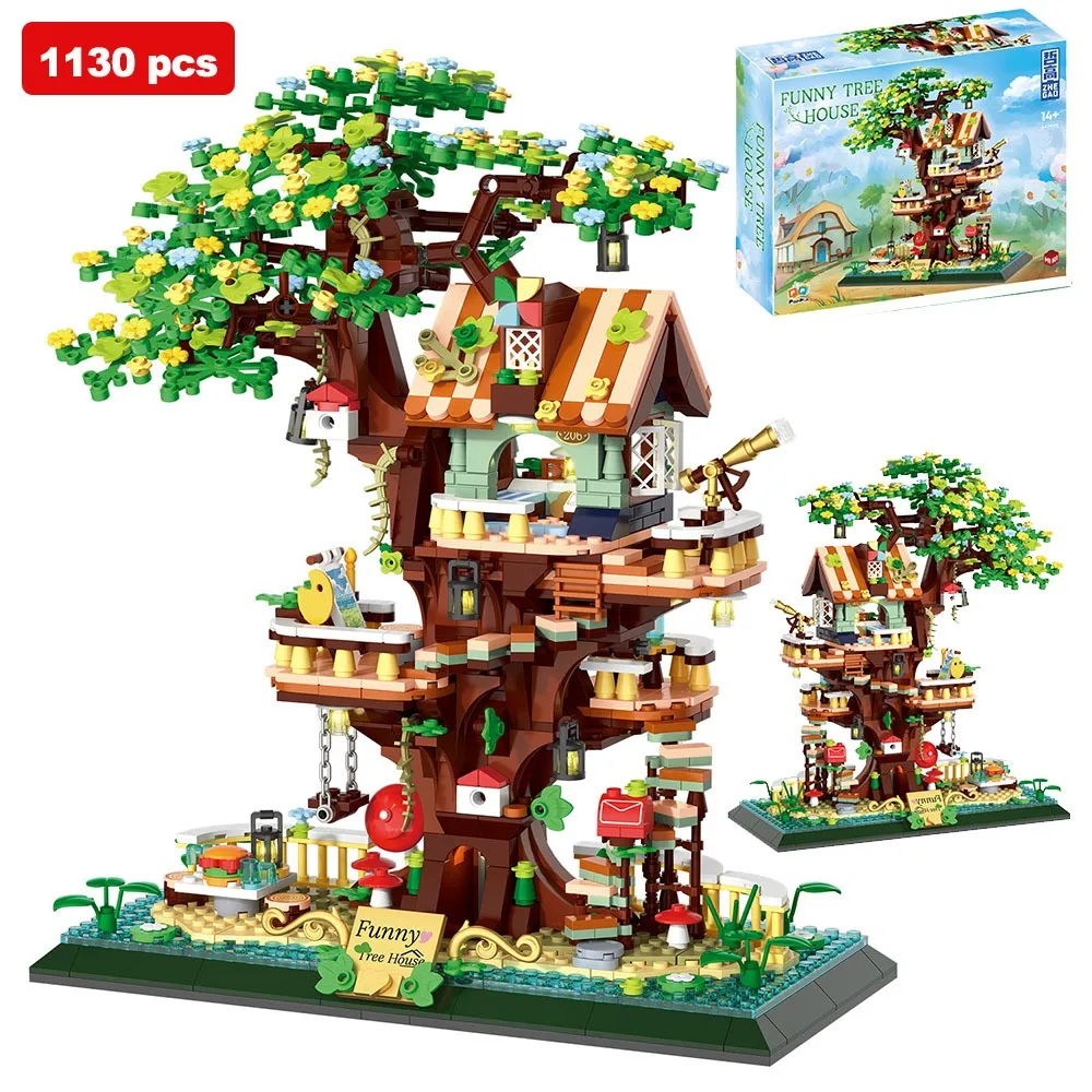 City Treehouse Secret Hideout Building Blocks Painting, Brewing Tea Telescope Painting Bricks Educational Toys for Kids Gifts
City Treehouse Secret Hideout Building Blocks Painting, Brewing Tea Telescope Painting Bricks Educational Toys for Kids Gifts
