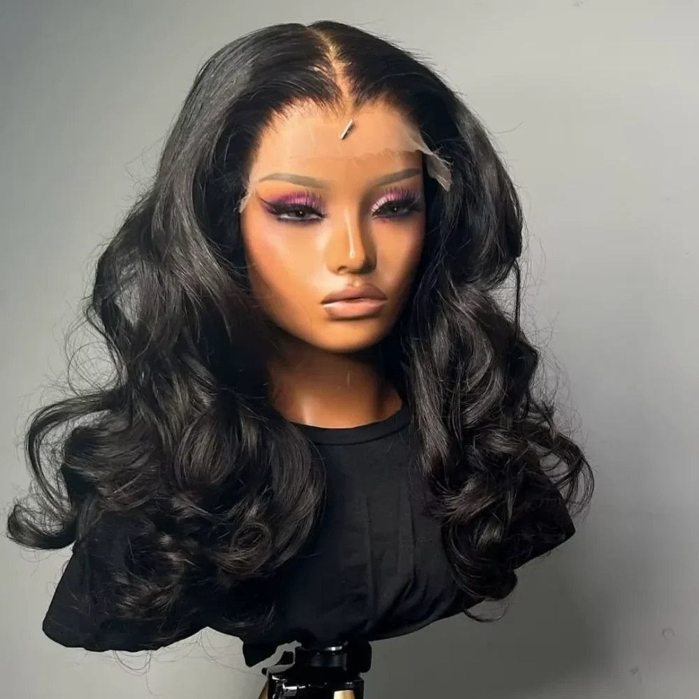 Безклеевые парики с кружевной передней частью 13*4*1, 26 дюймов, черные, с объемом 180%, волнистые, с эффектом натуральных волос, синтетические, для повседневного использования
Безклеевые парики с кружевной передней частью 13*4*1, 26 дюймов, черные, с объемом 180%, волнистые, с эффектом натуральных волос, синтетические, для повседневного использования