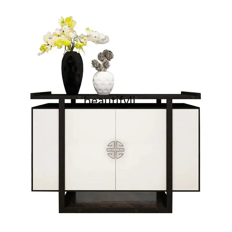 Q New Chinese Zen Entrance Cabinet Light Luxury Solid Wood Decorative Cabinet Partition Cabinet Entrance Table
Q New Chinese Zen Entrance Cabinet Light Luxury Solid Wood Decorative Cabinet Partition Cabinet Entrance Table