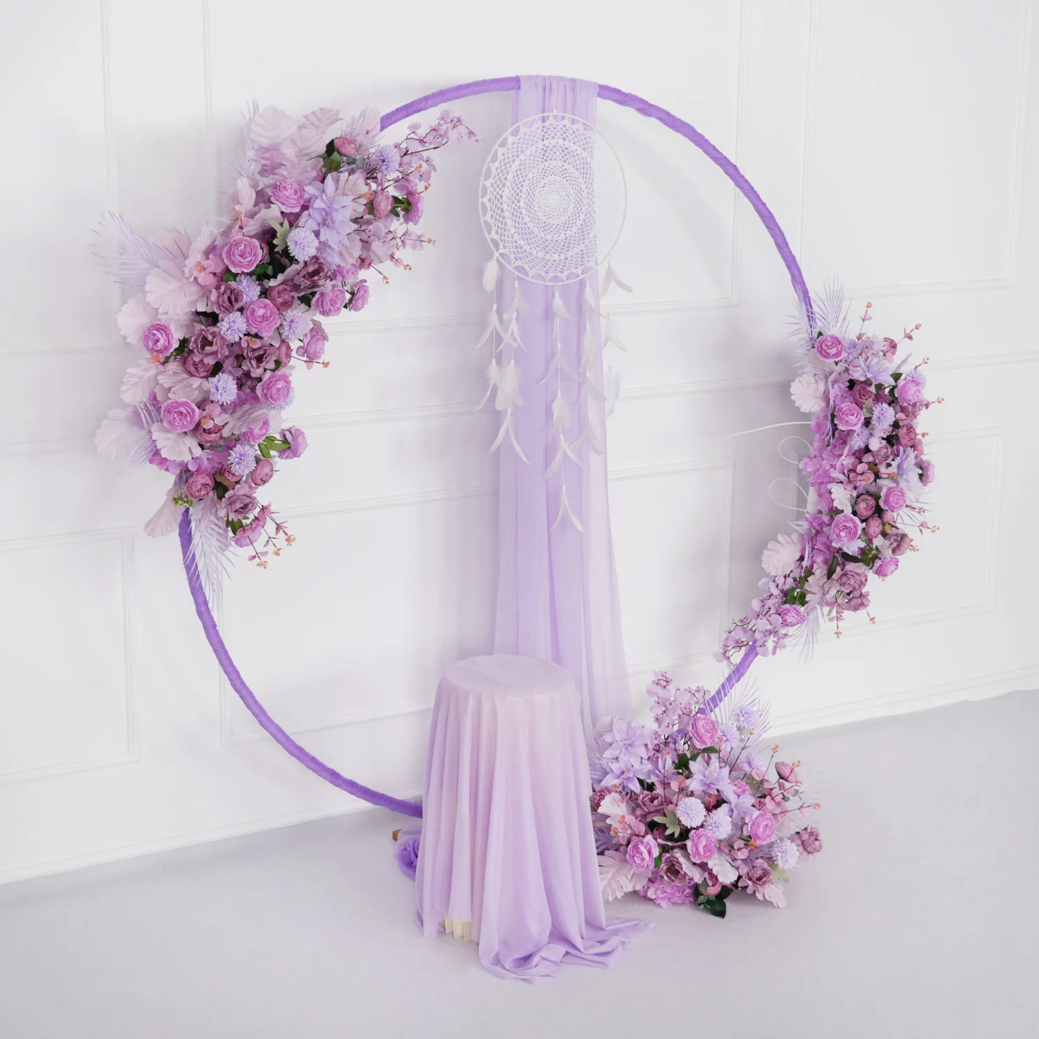 Uflower Purple Rose Artificial Flower Row Arch Round Wedding Arch Decoration Hanging Corner Floral ball Scene Supplies
Uflower Purple Rose Artificial Flower Row Arch Round Wedding Arch Decoration Hanging Corner Floral ball Scene Supplies 
