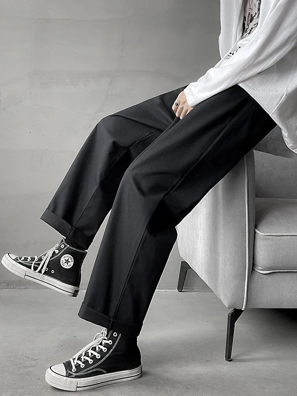 Летние тонкие повседневные брюки для мужчин в японском стиле, простые однотонные прямые длинные брюки, корейская версия, модные свободные широкие брюки в стиле INS
Летние тонкие повседневные брюки для мужчин в японском стиле, простые однотонные прямые длинные брюки, корейская версия, модные свободные широкие брюки в стиле INS