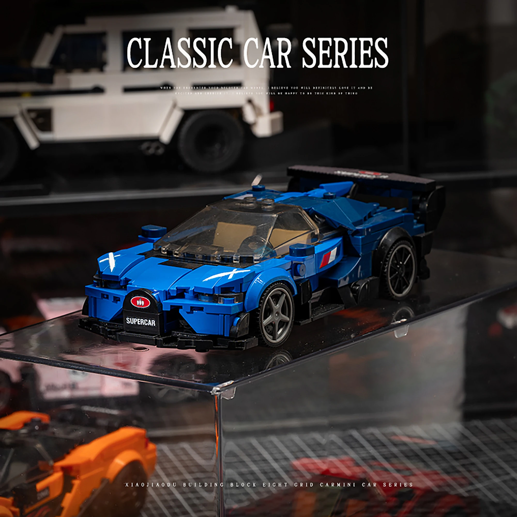 Bule 8-Stud Wide Sports Car Building Blocks MOC JD086 City Vehicle Bricks Model DIY Assembly Racing Car Toy Gift for Boys Kids
Bule 8-Stud Wide Sports Car Building Blocks MOC JD086 City Vehicle Bricks Model DIY Assembly Racing Car Toy Gift for Boys Kids