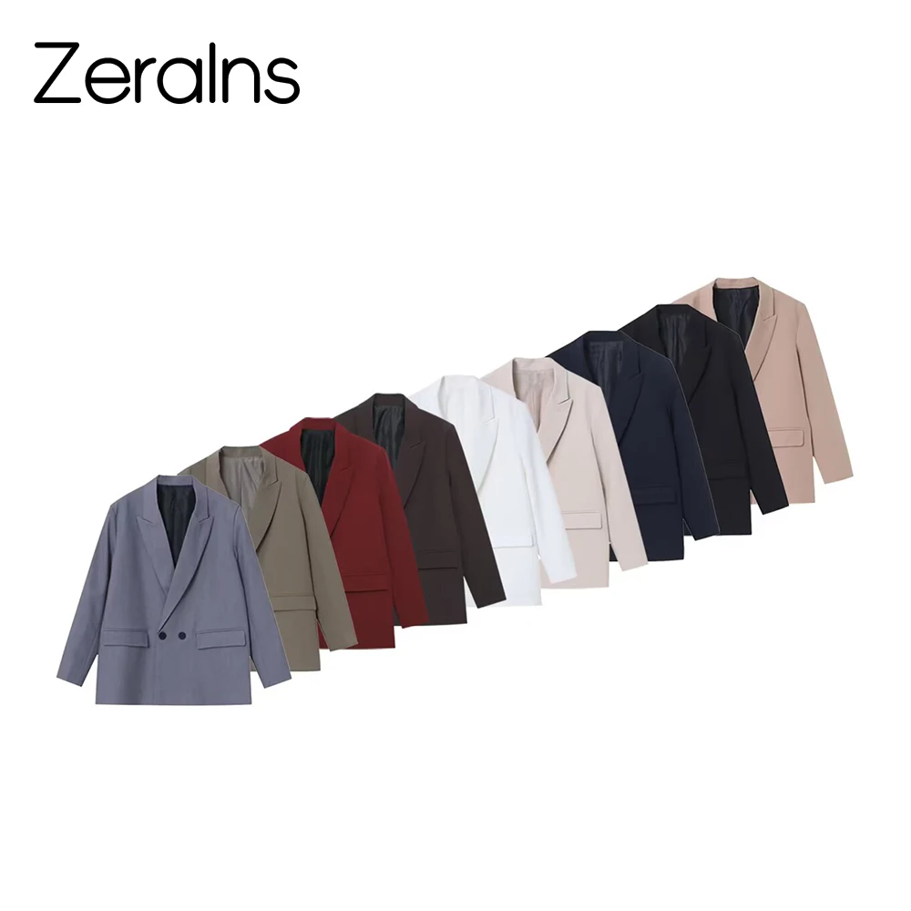 ZERAINS 2025 autumn new women's clothing high-end fashion, simple retro casual versatile loose suit jacket
ZERAINS 2025 autumn new women's clothing high-end fashion, simple retro casual versatile loose suit jacket
