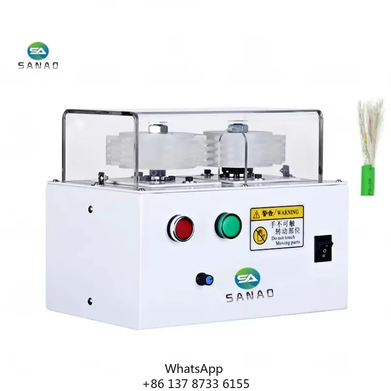 SA-PB100 Automatic Cable Brush Shielding Brushing Machine