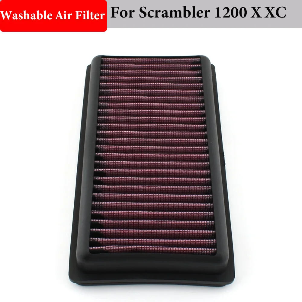 Motorcycle High Flow Air Filter Intake Cleaner For Triumph Scrambler 1200 X XE 2019 2020 2021 2022 2023 2024 2025 BT-1219
Motorcycle High Flow Air Filter Intake Cleaner For Triumph Scrambler 1200 X XE 2019 2020 2021 2022 2023 2024 2025 BT-1219