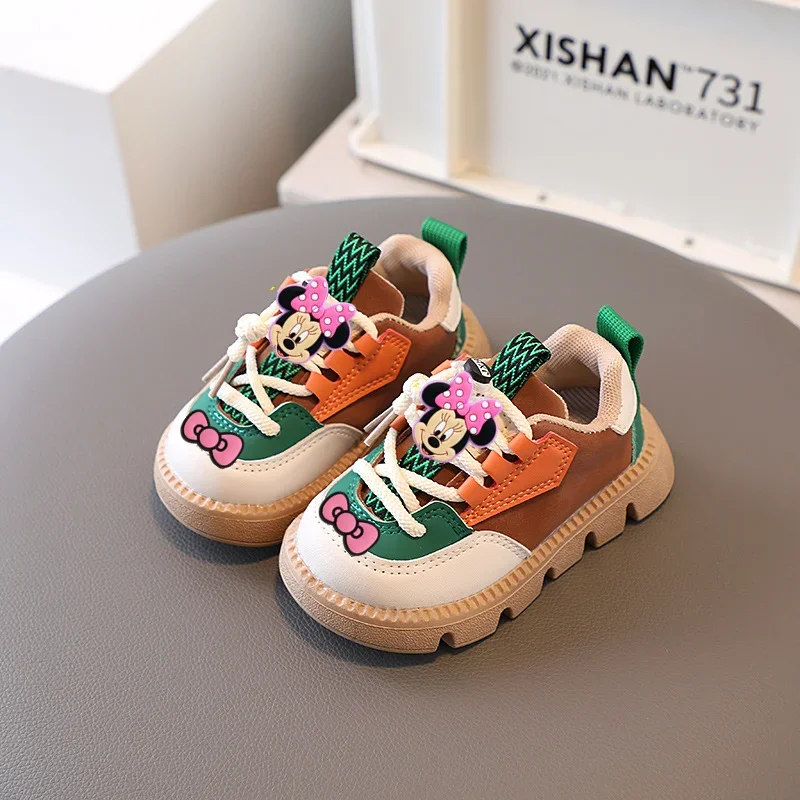Children Sports Shoes Disney Mickey New Boys Spring Autumn Board Shoes Baby Girls Soft Sole Casual Shoes Minnie Mouse Sneakers
Children Sports Shoes Disney Mickey New Boys Spring Autumn Board Shoes Baby Girls Soft Sole Casual Shoes Minnie Mouse Sneakers
