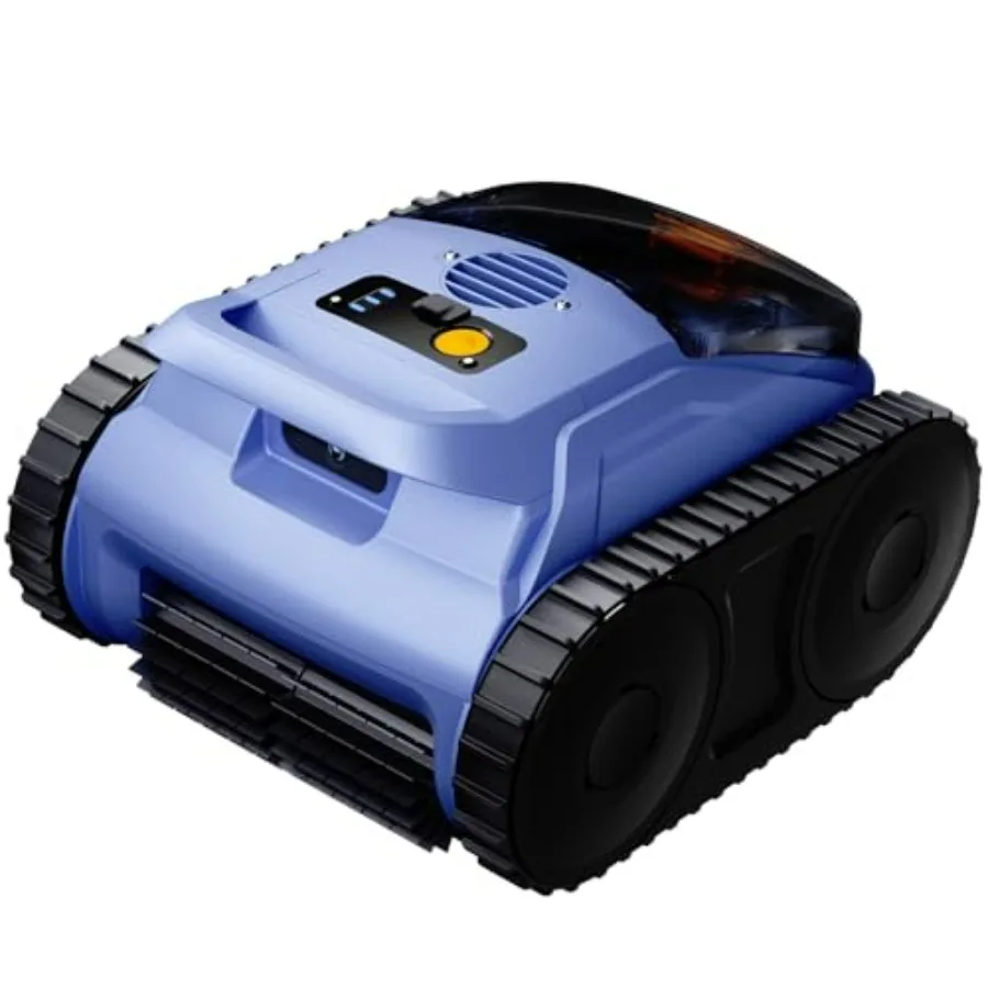Inground above-ground pool vacuum: cordless robotic cleaner with smarter navigation, track drive, dual 180W brushless motors, w
Inground above-ground pool vacuum: cordless robotic cleaner with smarter navigation, track drive, dual 180W brushless motors, w