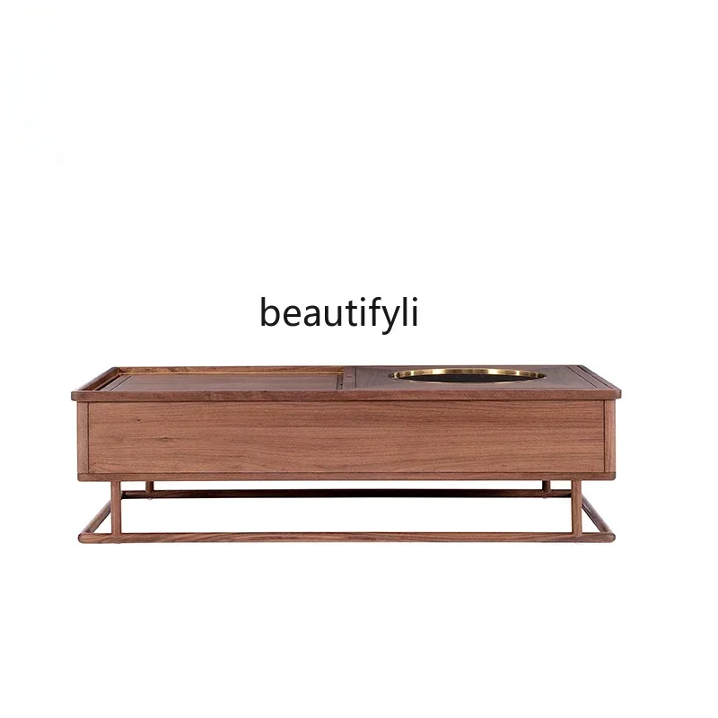 A48 New Chinese Solid Wood Coffee Table Black Walnut Living Room Sofa Rectangular Coffee Table Zen Furniture
A48 New Chinese Solid Wood Coffee Table Black Walnut Living Room Sofa Rectangular Coffee Table Zen Furniture