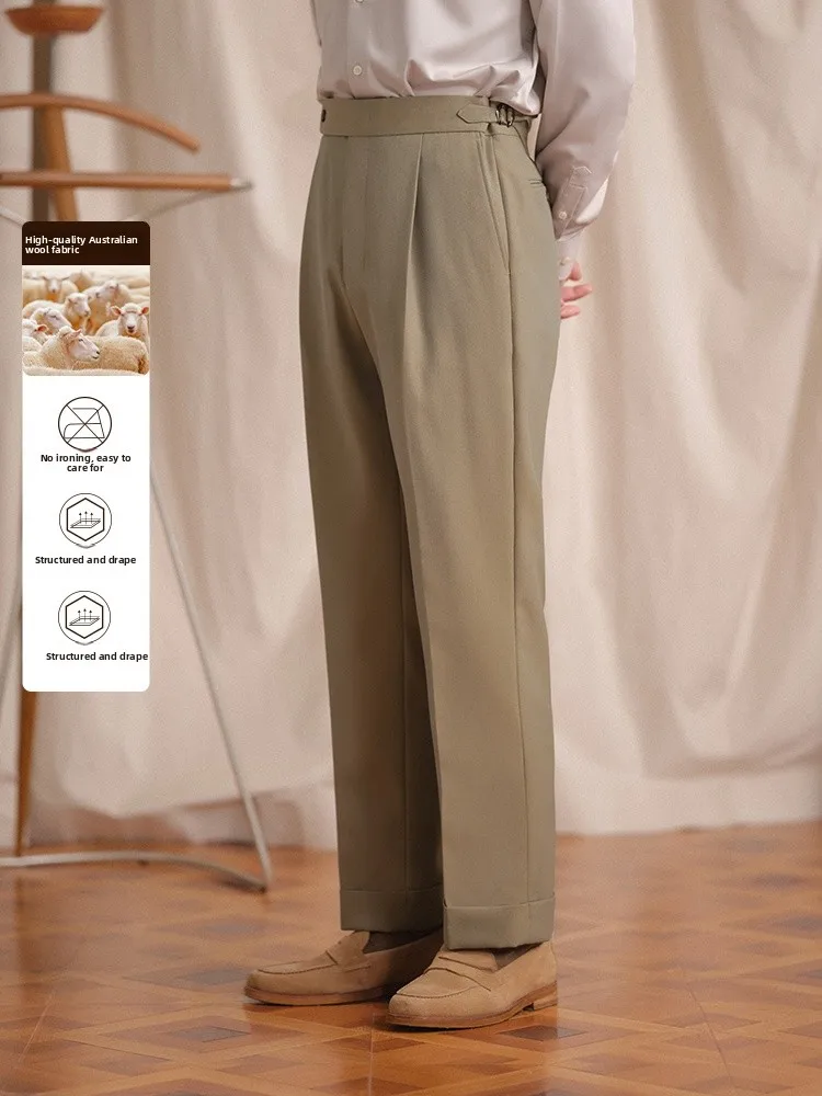 Cultum Men's Slim Fit Long Pants Single Pleat Exquisite Spun 70 Wool Australian Wool Italian Sle Casual Busin Suit
Cultum Men's Slim Fit Long Pants Single Pleat Exquisite Spun 70 Wool Australian Wool Italian Sle Casual Busin Suit