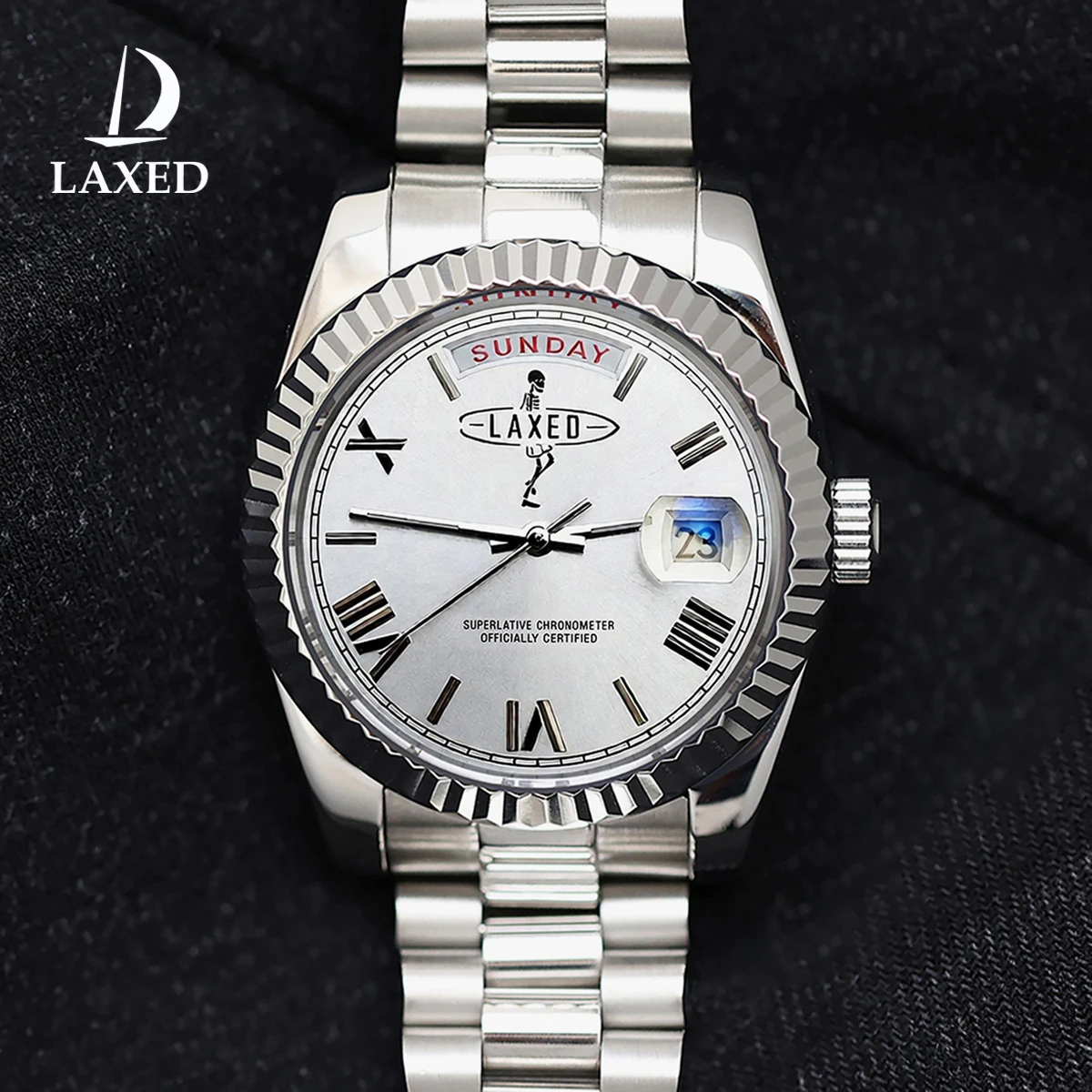 LAXED 40mm Men's Automatic mechanical watch Beach Skull Dial Sapphire Glass Waterproof Japan MIYOTA 8285 Movement Watch
LAXED 40mm Men's Automatic mechanical watch Beach Skull Dial Sapphire Glass Waterproof Japan MIYOTA 8285 Movement Watch