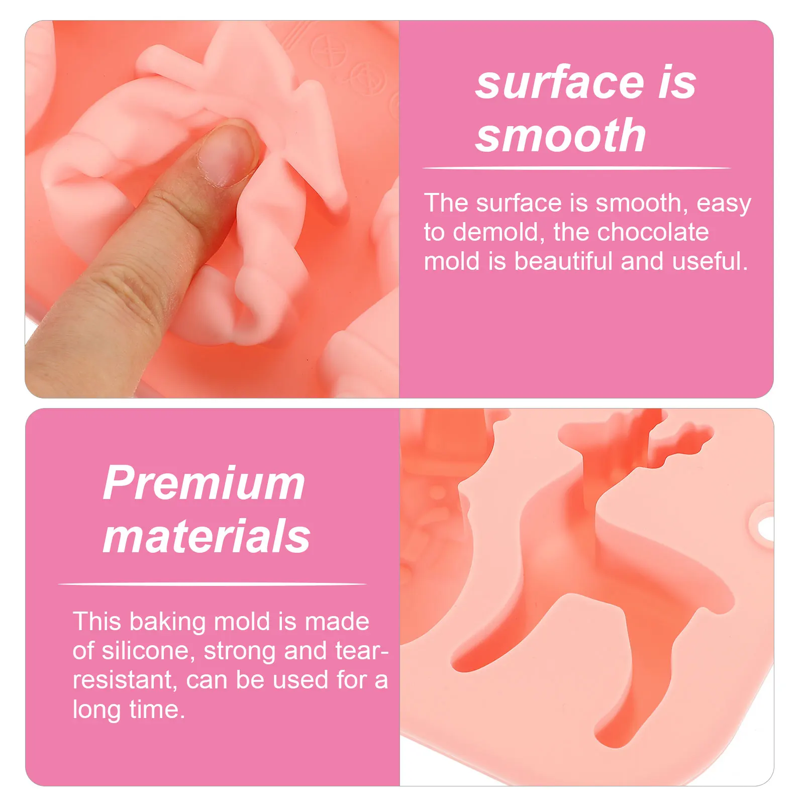 2 Pcs Baking Cake Mold Chocolate Silicone Dessert Mould Molds for Christmas Soap Mold/cake Candy Silica Gel Making
2 Pcs Baking Cake Mold Chocolate Silicone Dessert Mould Molds for Christmas Soap Mold/cake Candy Silica Gel Making