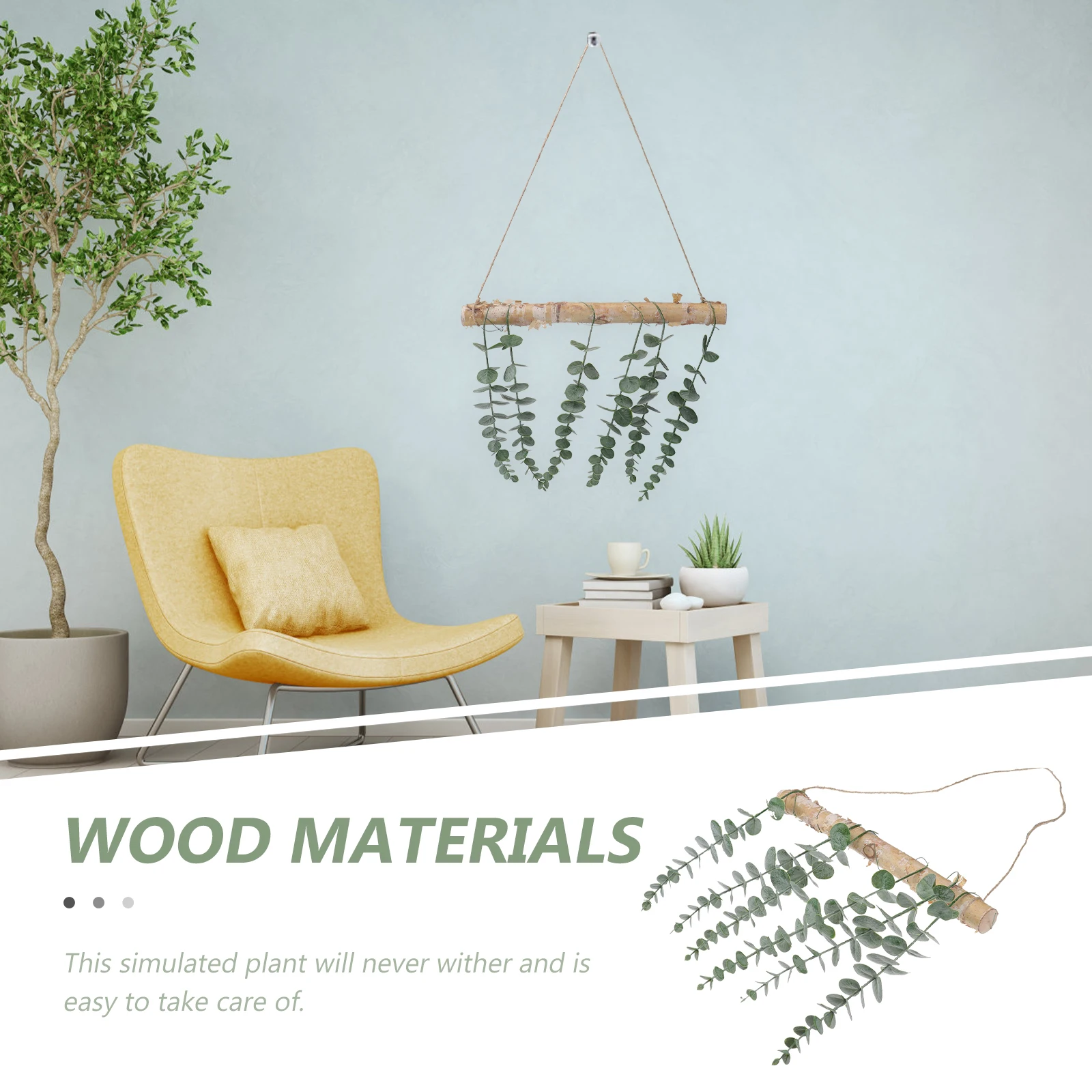 Artificial Green Plants Wall Hanging Simulated Eucalyptus Leaves Decorative Pendant Home Bedroom Window Door Faux Leaves High
Artificial Green Plants Wall Hanging Simulated Eucalyptus Leaves Decorative Pendant Home Bedroom Window Door Faux Leaves High