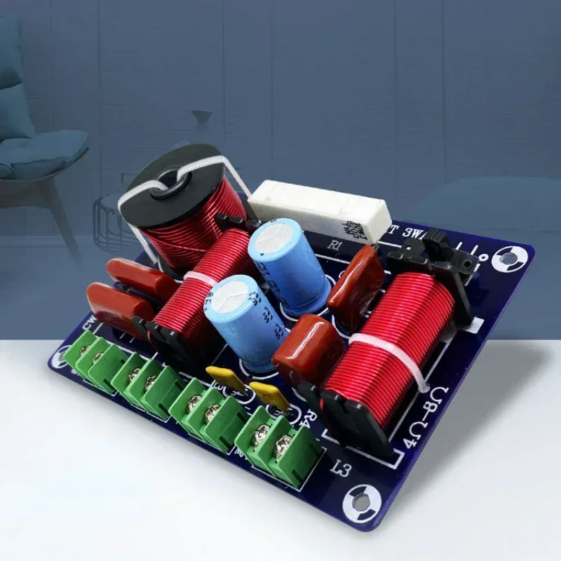 3-Way 250W 850Hz/5200Hz Frequency Divider DIY Speaker Filter Circuit Treble Medium Bass Hifi Stereo Audio Crossover Filters
3-Way 250W 850Hz/5200Hz Frequency Divider DIY Speaker Filter Circuit Treble Medium Bass Hifi Stereo Audio Crossover Filters