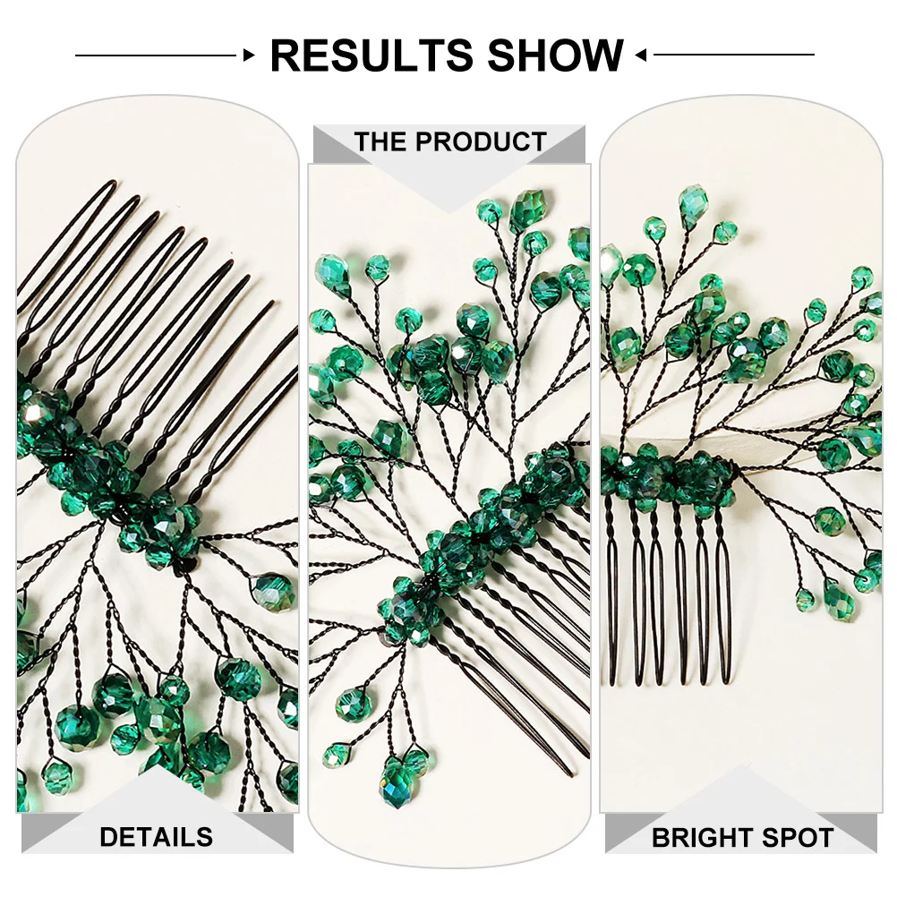 Wedding Leaf Hair Comb Crystal Clips Bridal Accessories Guest Hairstyle Decor Durable Comfortable Long Use Non Hurting Hair
Wedding Leaf Hair Comb Crystal Clips Bridal Accessories Guest Hairstyle Decor Durable Comfortable Long Use Non Hurting Hair