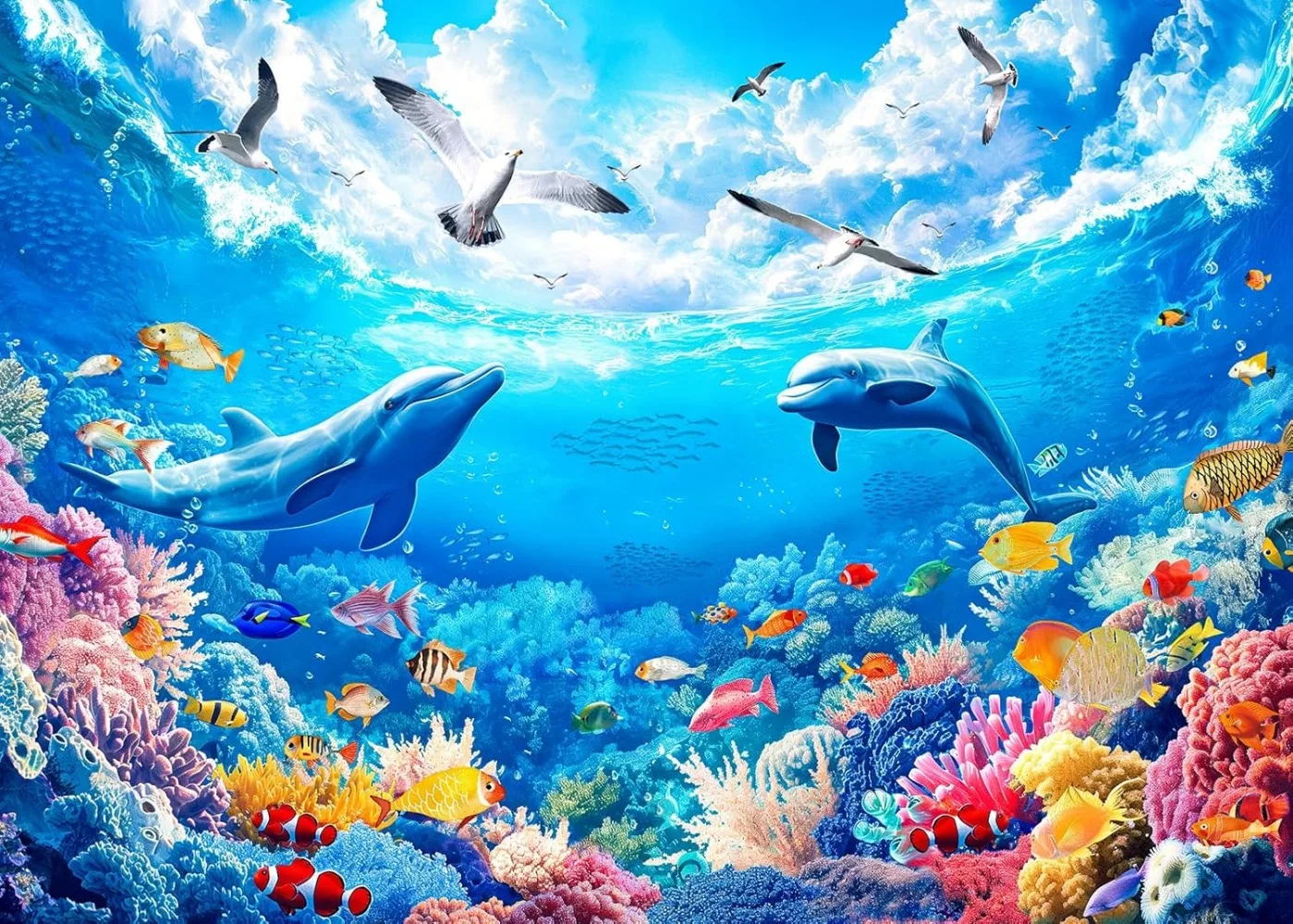 Взрослый коралловый дельфин, морской пазл, 1000/500/300/120 шт., снятие стресса, развлекательные игрушки, пазлы, домашний декор, подарки на день рождения
Взрослый коралловый дельфин, морской пазл, 1000/500/300/120 шт., снятие стресса, развлекательные игрушки, пазлы, домашний декор, подарки на день рождения