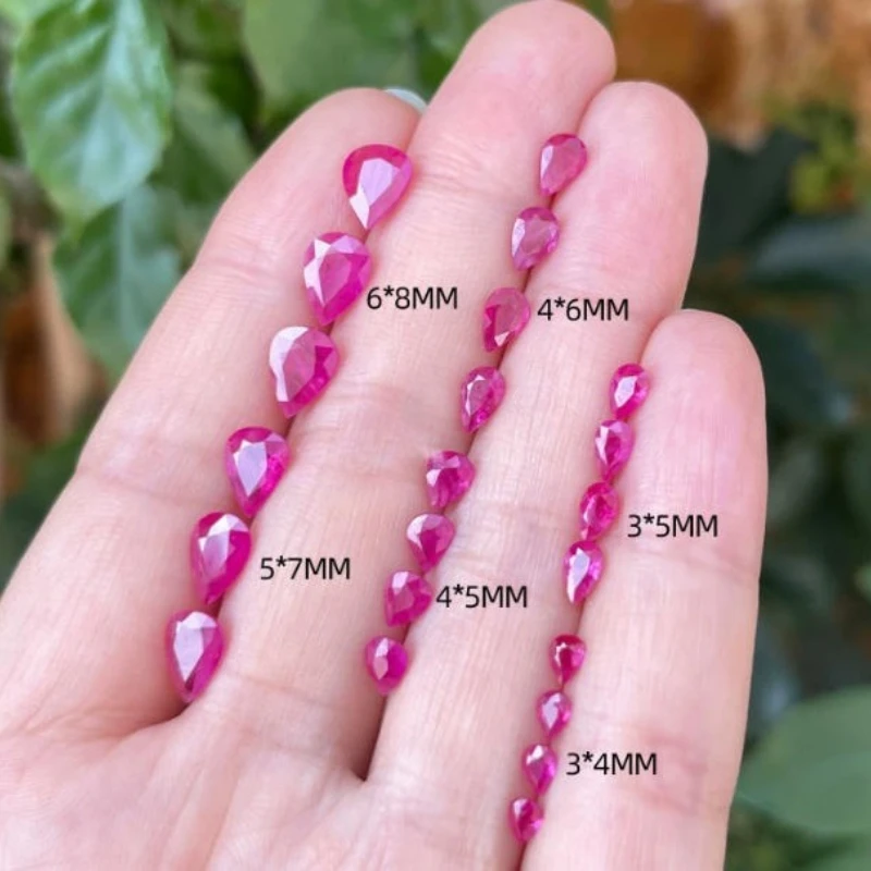 3mm*4mm To 6mm*8mm Dark Red Natural Ruby Loose Gemstones Wholesale Price Genuine Ruby Beads
3mm*4mm To 6mm*8mm Dark Red Natural Ruby Loose Gemstones Wholesale Price Genuine Ruby Beads