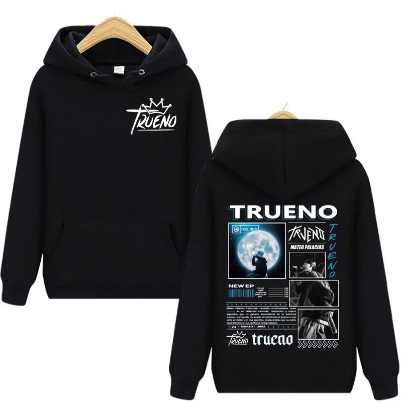 Hot Sale Rapper Trueno Tour Merch Hoodies Men Women Clothing Fashion Hip Hop Sweatshirts High Quality Fleece Oversized Pullovers
Hot Sale Rapper Trueno Tour Merch Hoodies Men Women Clothing Fashion Hip Hop Sweatshirts High Quality Fleece Oversized Pullovers
