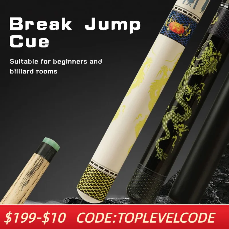 Break Punch Jump Cue Billiard Stick, 14 mm Tip, Professional Break Jump Cue for beginners
Break Punch Jump Cue Billiard Stick, 14 mm Tip, Professional Break Jump Cue for beginners