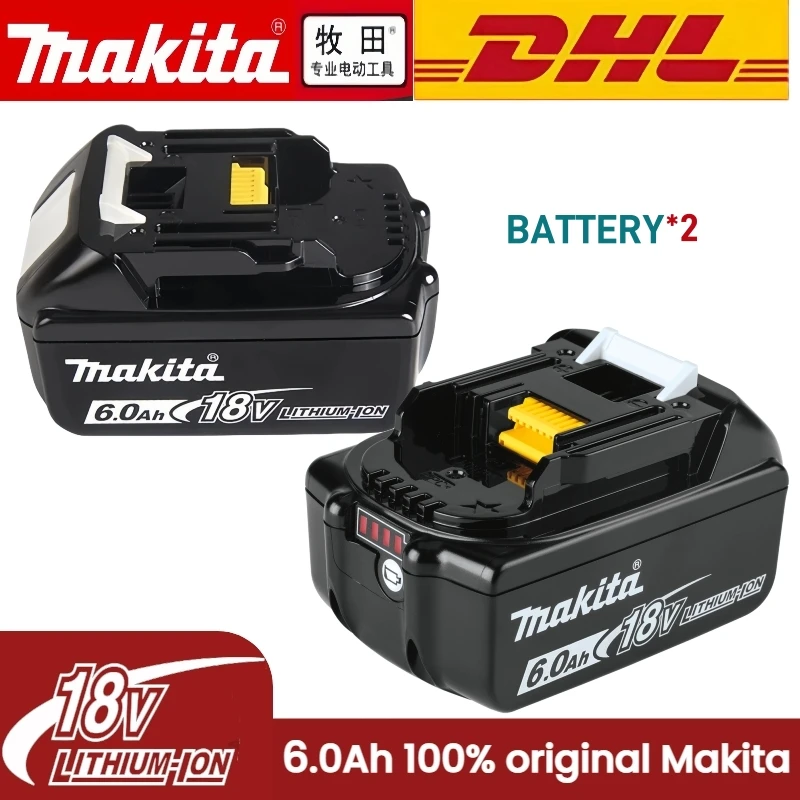 Original MAKITA 18V 6.0Ah/5.0Ah Rechargeable TOOL Battery,Lithium Ion Cell For Makita Power Tools Battery BL1860B BL1840B BL1850
Original MAKITA 18V 6.0Ah/5.0Ah Rechargeable TOOL Battery,Lithium Ion Cell For Makita Power Tools Battery BL1860B BL1840B BL1850